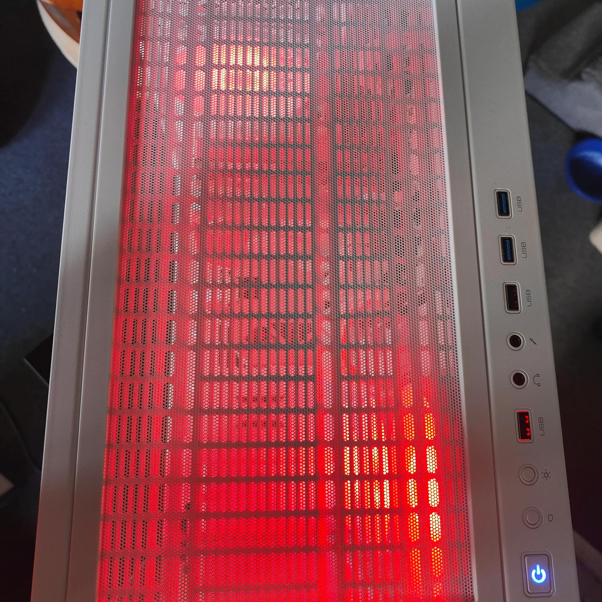 All White 1080p Gaming PC, Ryzen 5600/16gb DDR4/1tb SSD/RTX 4060