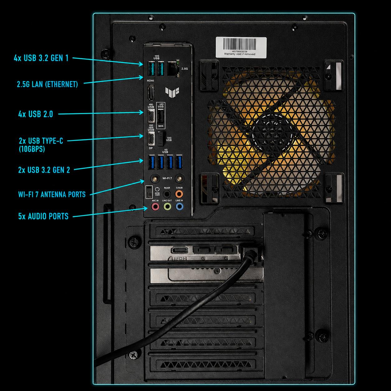 1440P Gaming Pc / Ryzen 7 9800X3D / 32GB DDR5 / RTX 5070 / 1TB SSD / X870 / New With Warranty