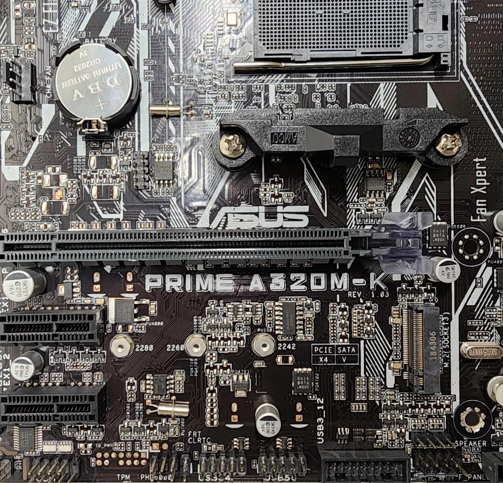 UPDATED BIOS ASUS Prime A320M-K RYZEN 3, 5, 7, 9 DDR4 Motherboard
