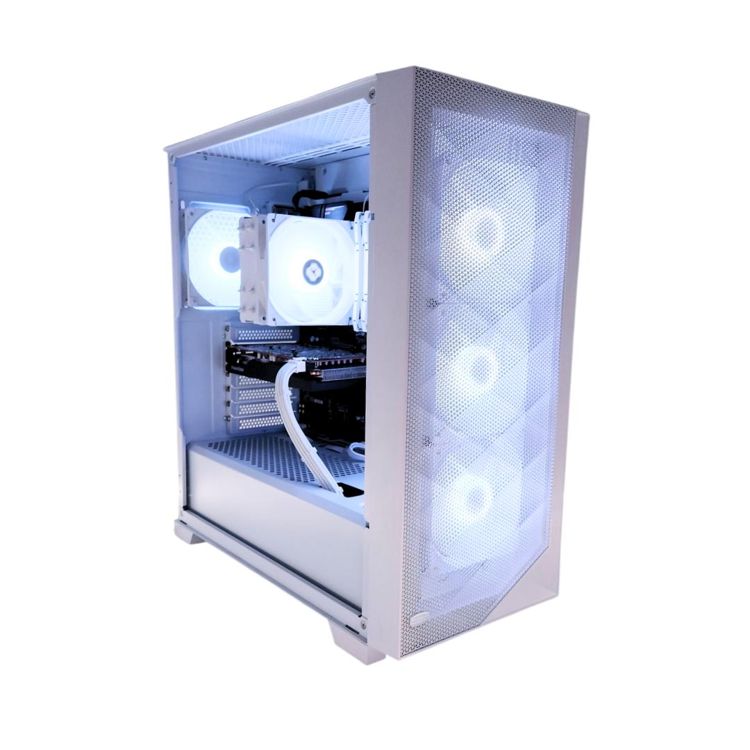 🧊Iceburg❄️: RX 6600 | Ryzen 3600 | 16GB DDR4 RAM | 512GB SSD | 5 RGB Fans | White RGB Gaming PC