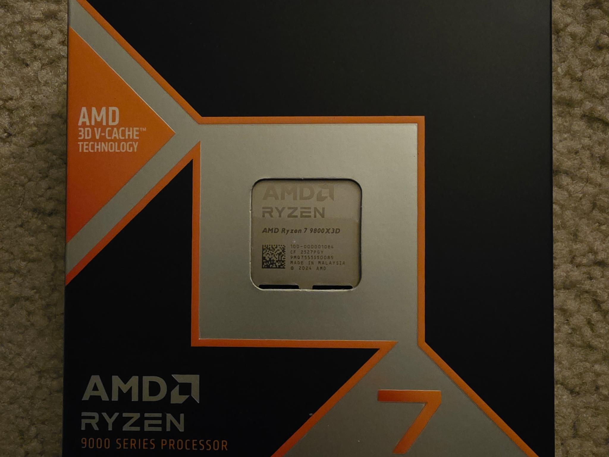 AMD Ryzen 7 9800X3D AM5 8-Core Processor Brand New In Box