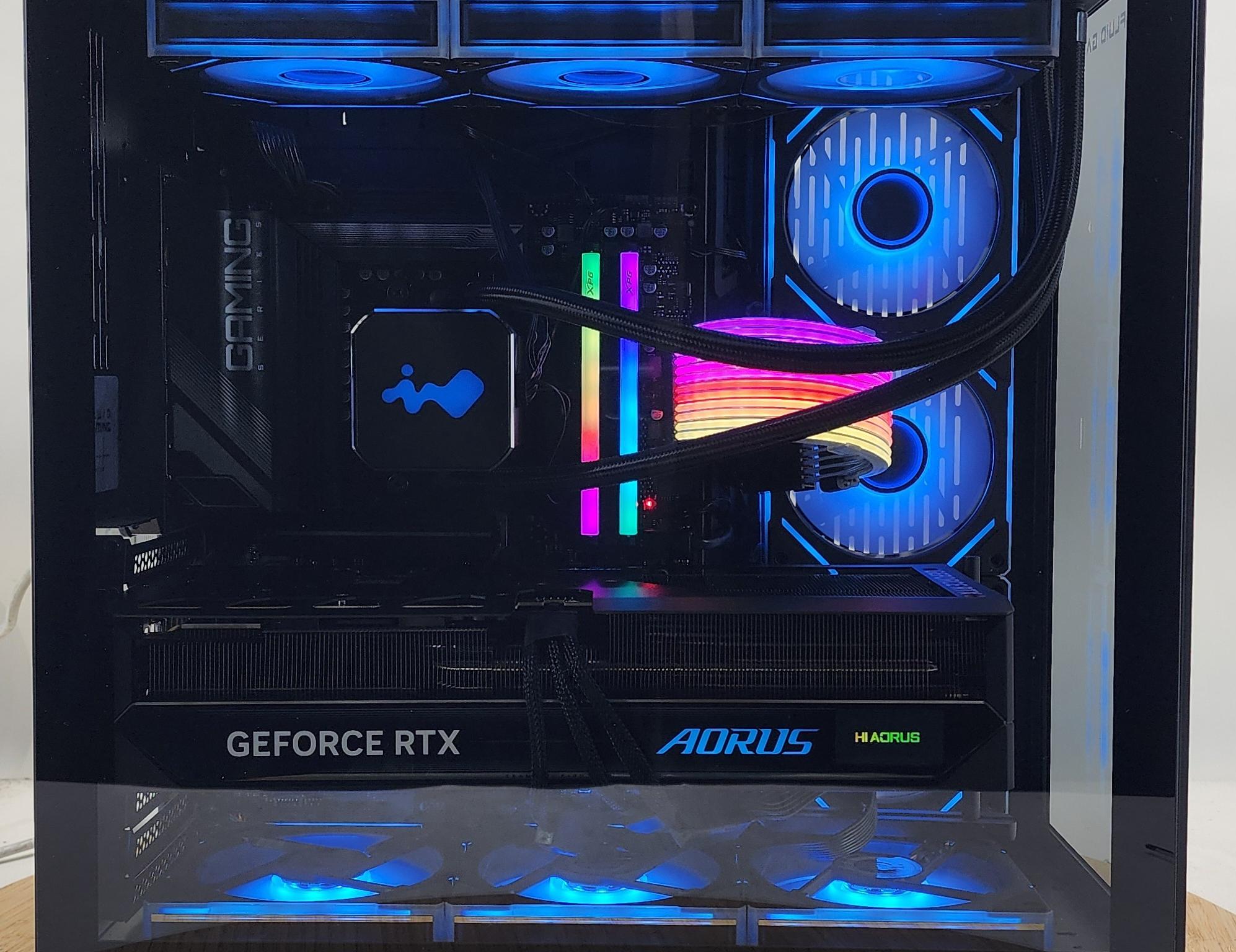 Gaming PC Ryzen 7 9700X 32GB RAM 2TB SSD RTX 5070 Ti 16GB Windows 11 Computer