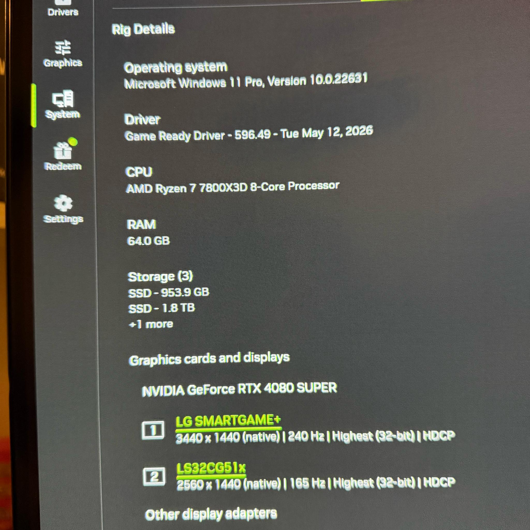 GeForce RTX 4080 Super Custom Gaming PC - Ryzen 7 7800X3D, 64GB RAM, 5TB NVMe SSD