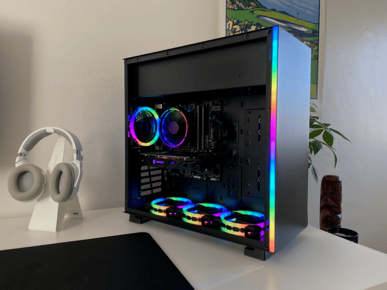 Forge Warrior Custom Gaming PC // RX 580 8 GB // 10105f // 500 GB NVME SSD // 16 GB DDR4 // WiFi 5