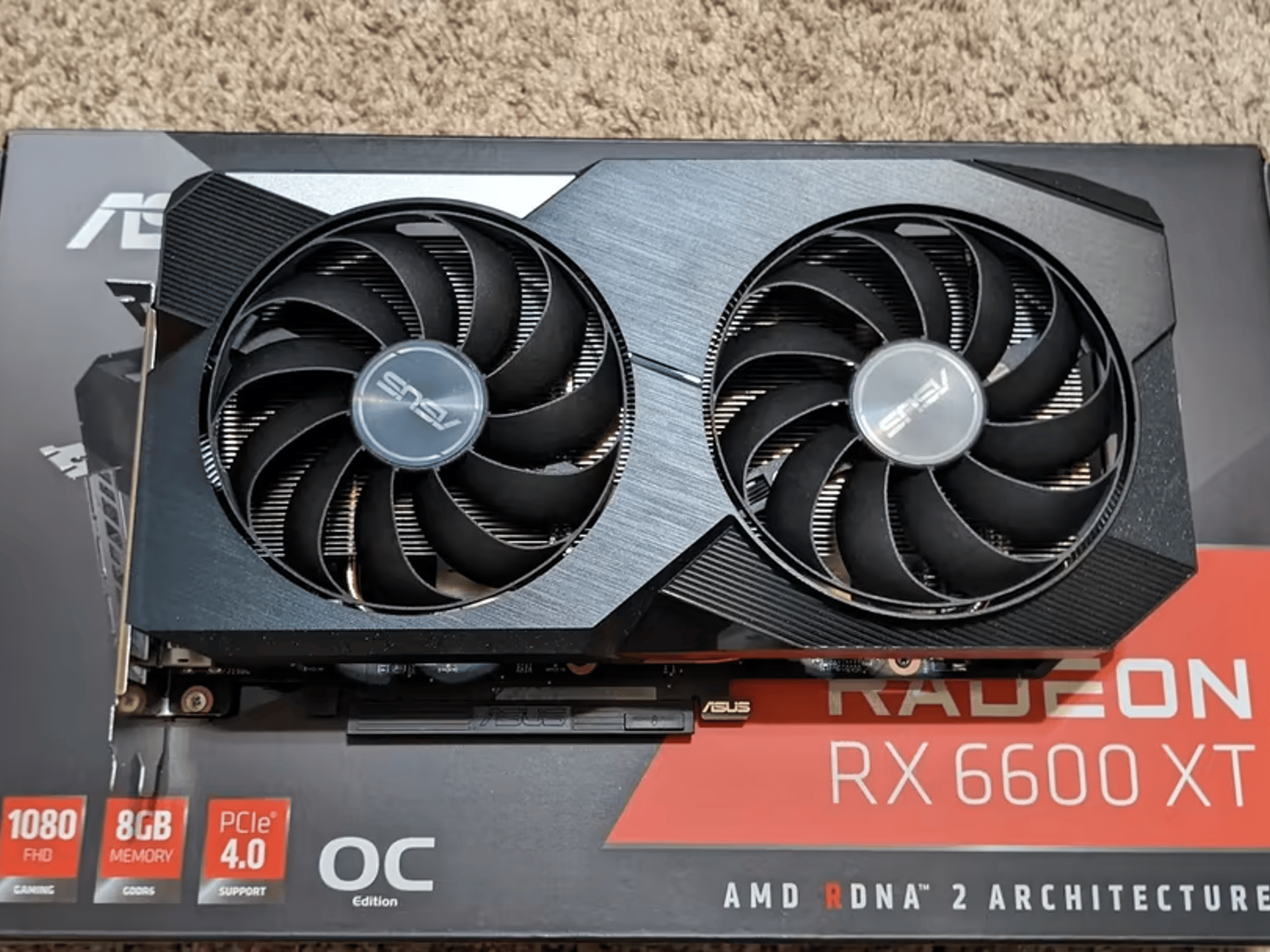 ASUS Dual Radeon RX 6600 XT 8GB
