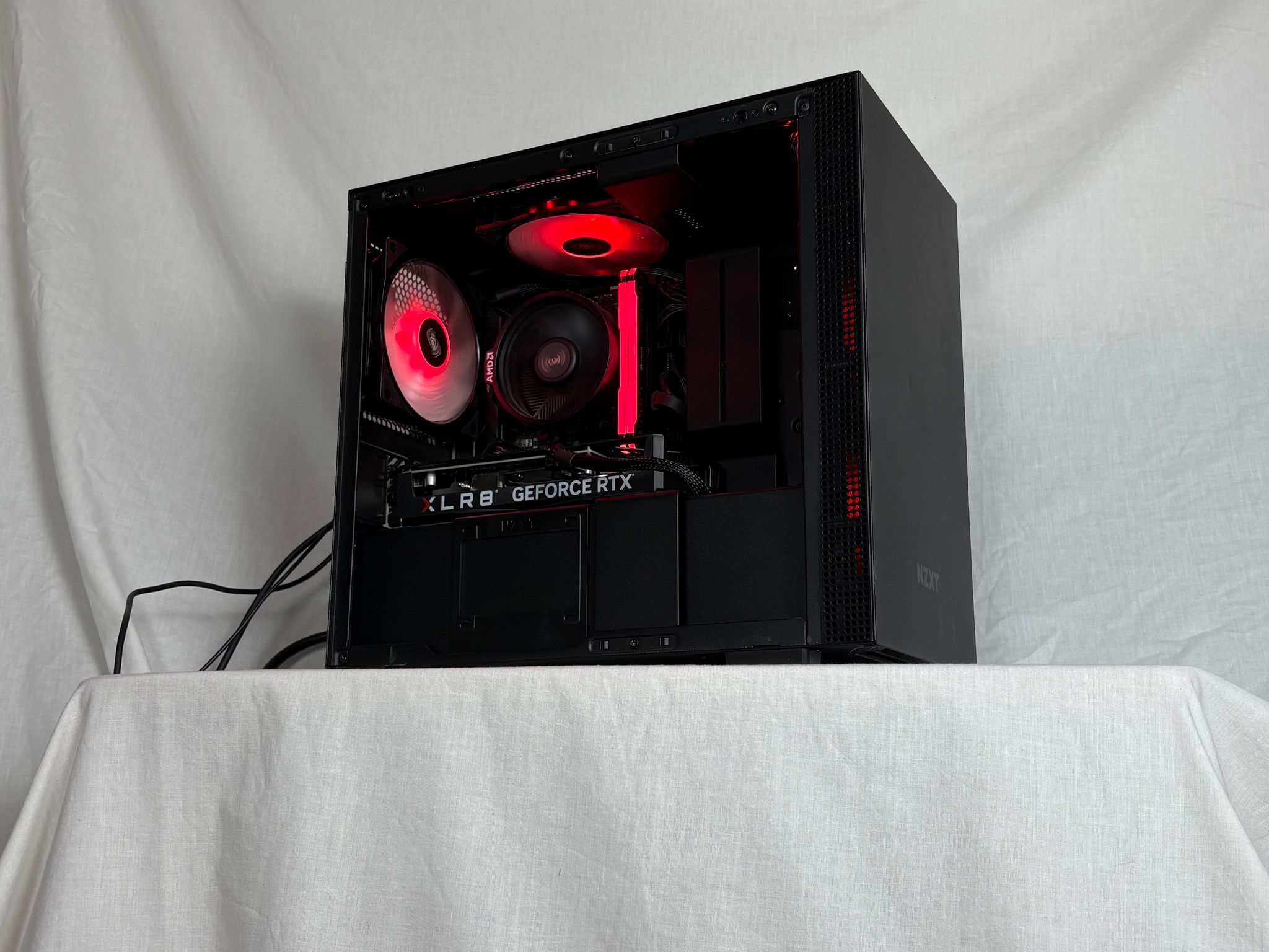 Black RGB Gaming PC | RTX 4060 | Ryzen 5 5600G | 16GB DDR4 RAM | 512 GB NVME SSD | FREE SHIPPING!!!