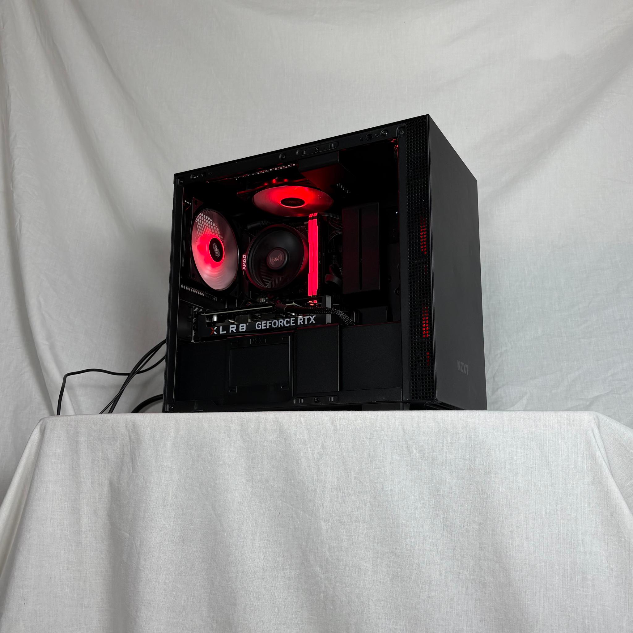 Black RGB Gaming PC | RTX 4060 | Ryzen 5 5600G | 16GB DDR4 RAM | 512 GB NVME SSD | FREE SHIPPING!!!