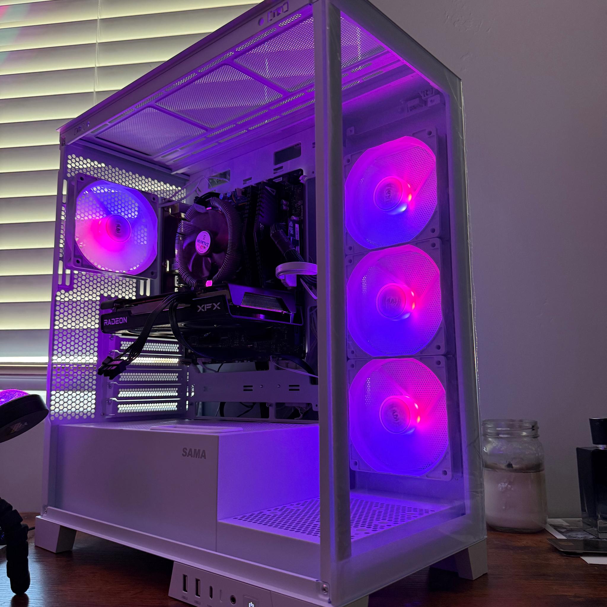 !On sale!Custom white Gaming PC