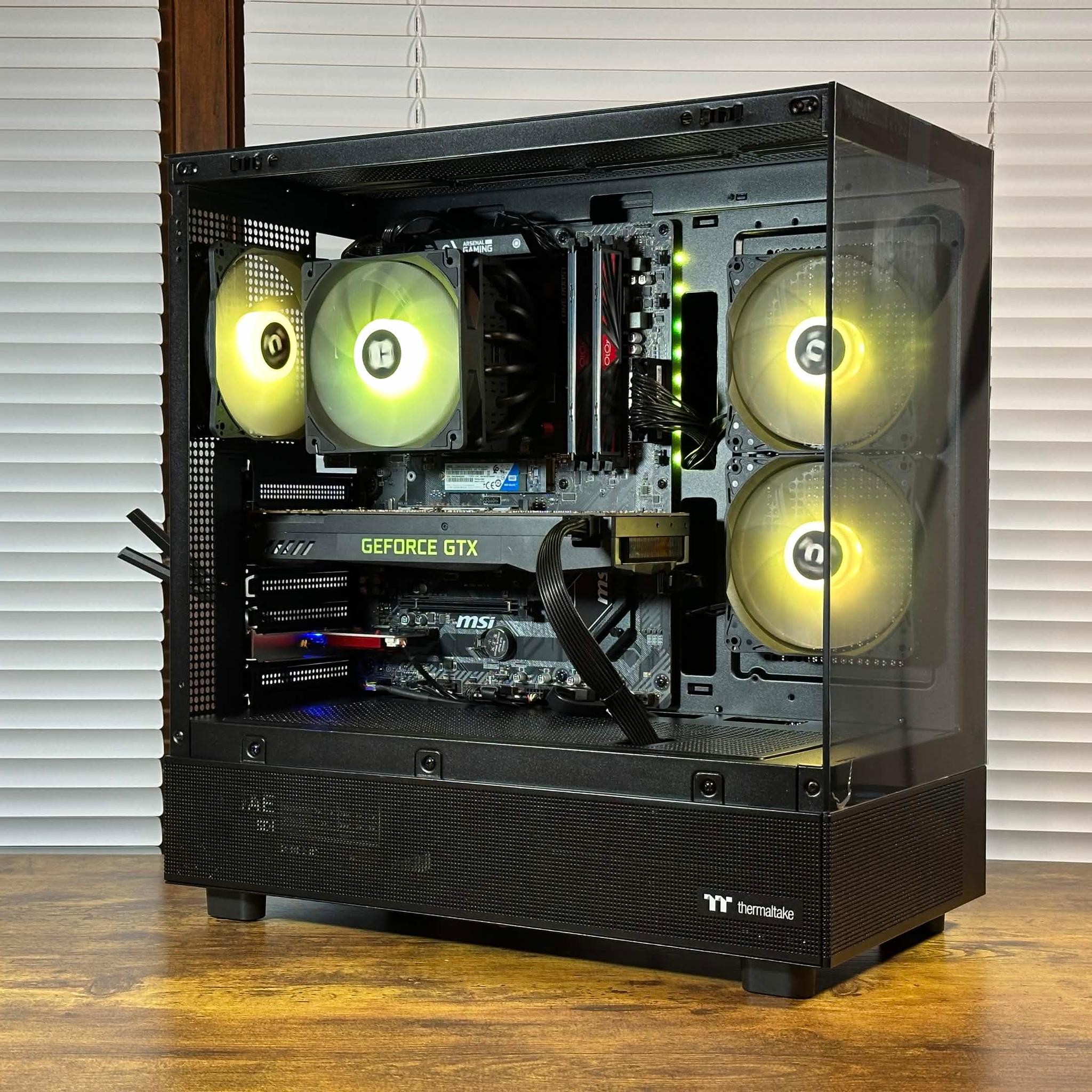 GTX 1080 8GB | Ryzen 5 5500 | 16GB DDR4 | 1.5TB Storage | Win11 | WIFI | 1080P Gaming PC