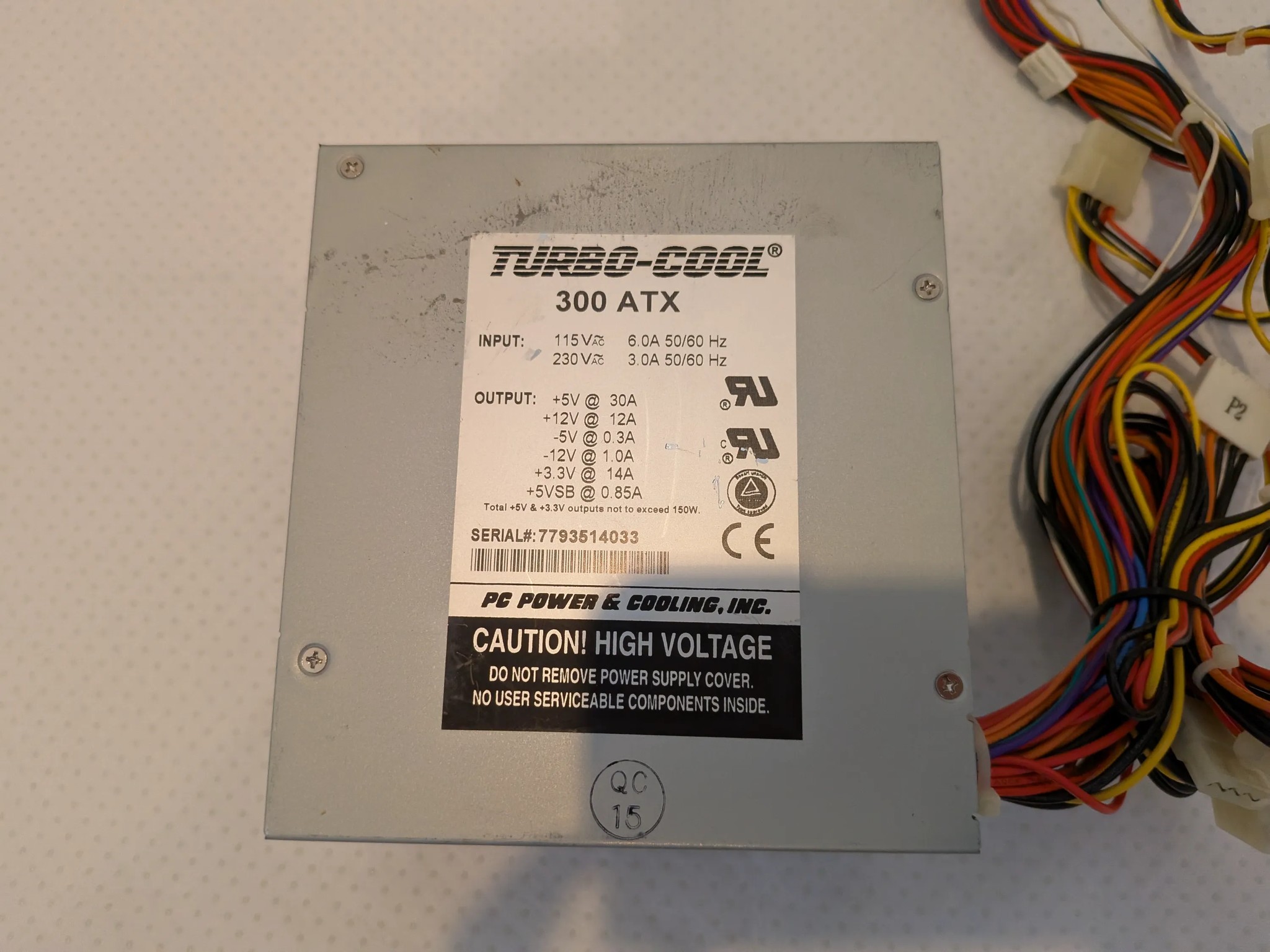 PC Power Cooling Turbo-Cool 300 ATX power supply