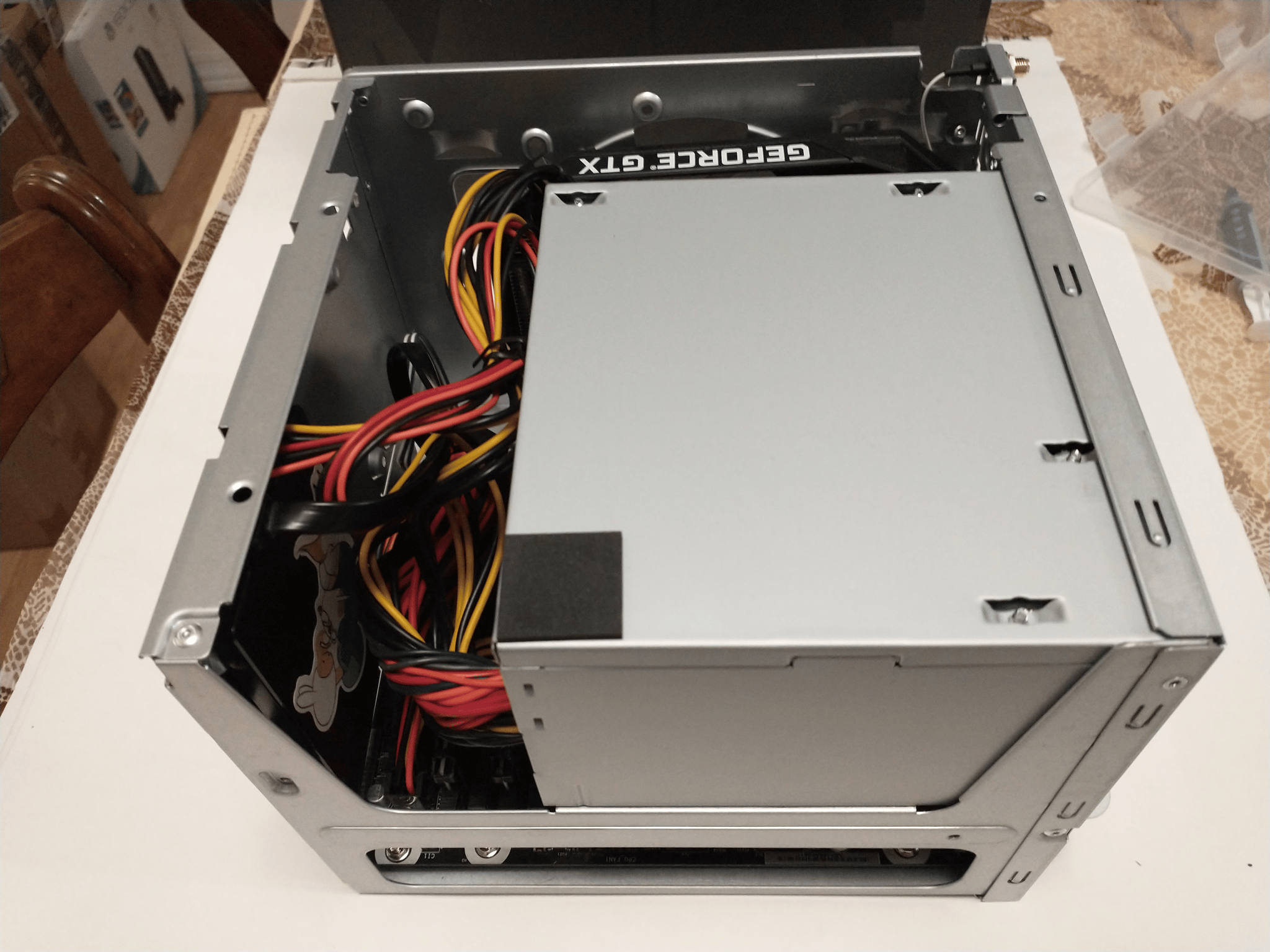 ASRock Deskmeet SFF PC, Ryzen 5 4650G, PNY GTX 1660, 16GB Corsair RAM, 500GB Nvme, 960GB SATA SSD