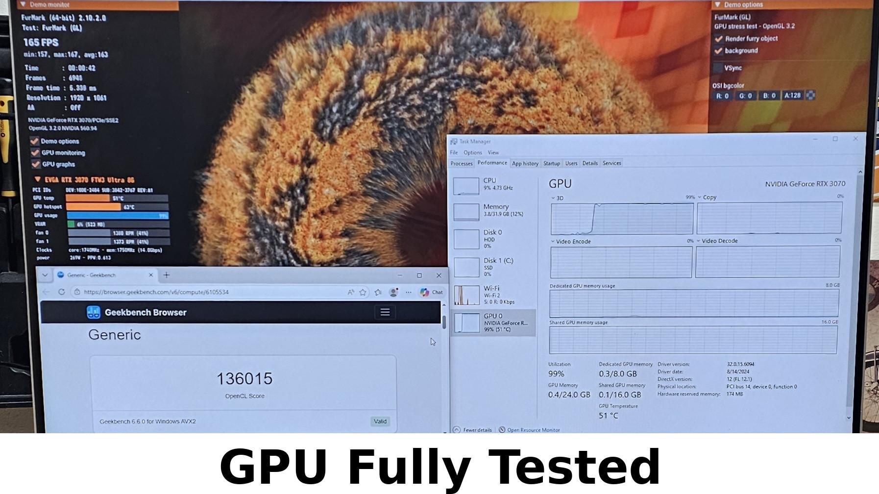 RTX 3070 EVGA FTW3 Ultra Gaming 8GB