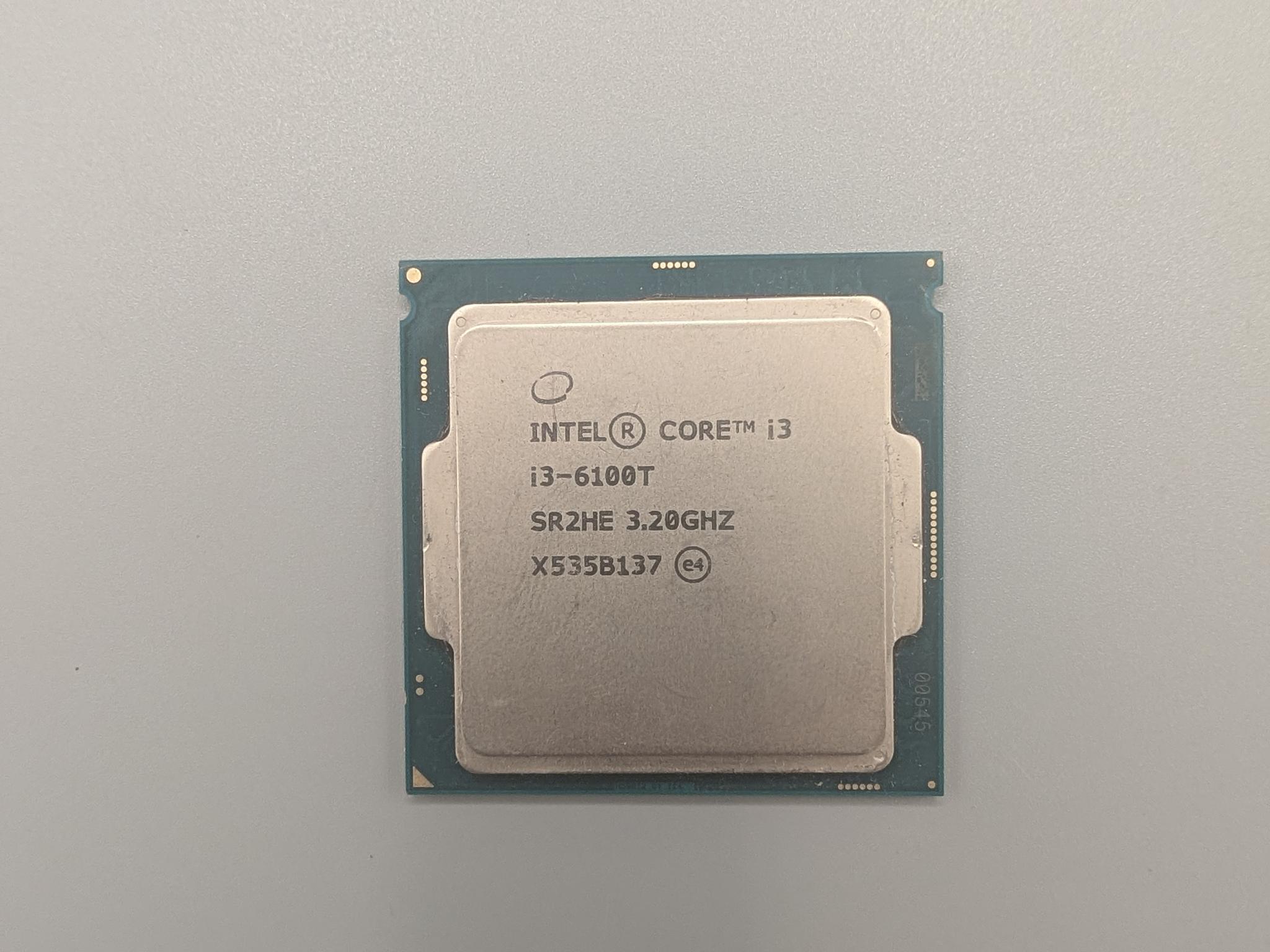 Intel Core I3 6100T