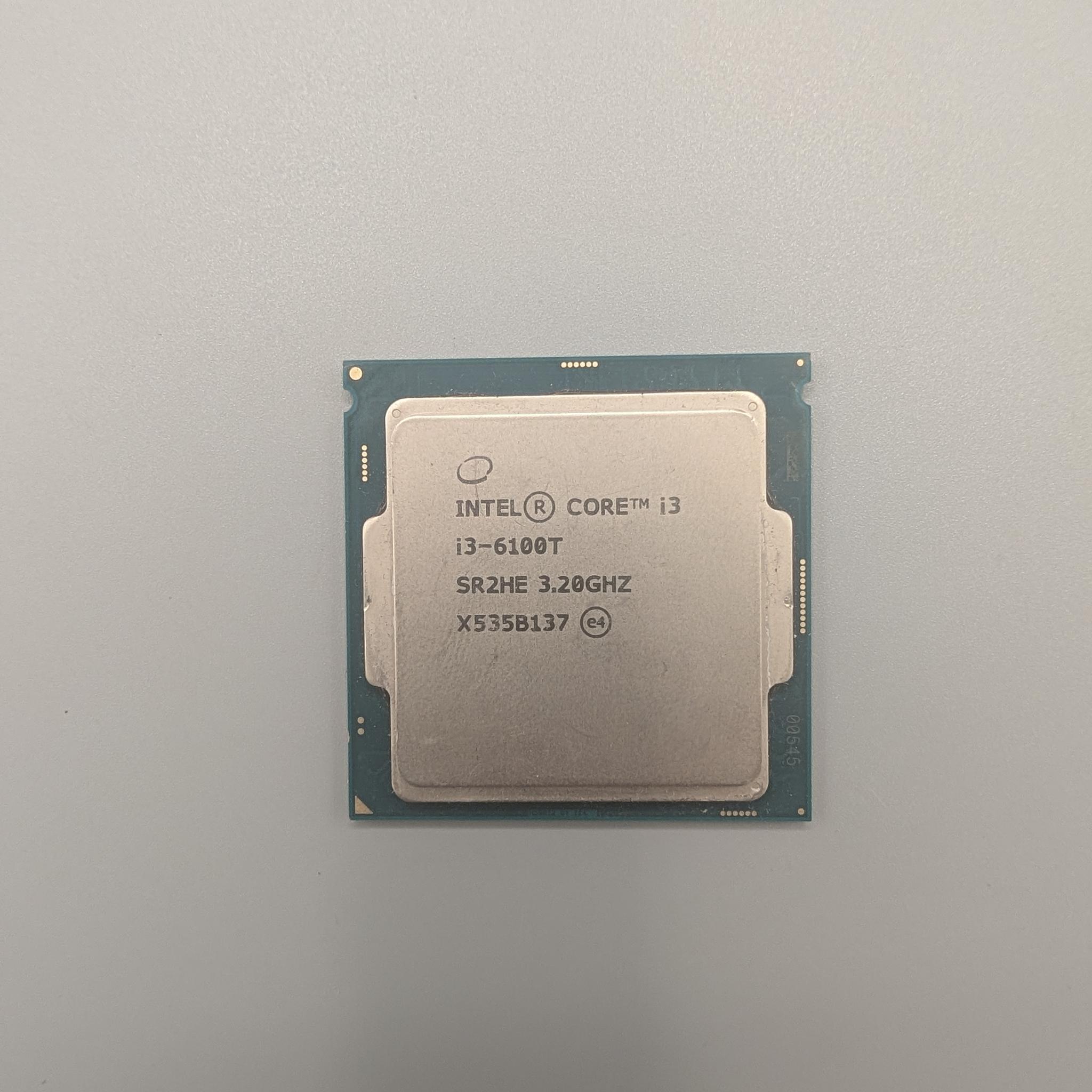 Intel Core I3 6100T