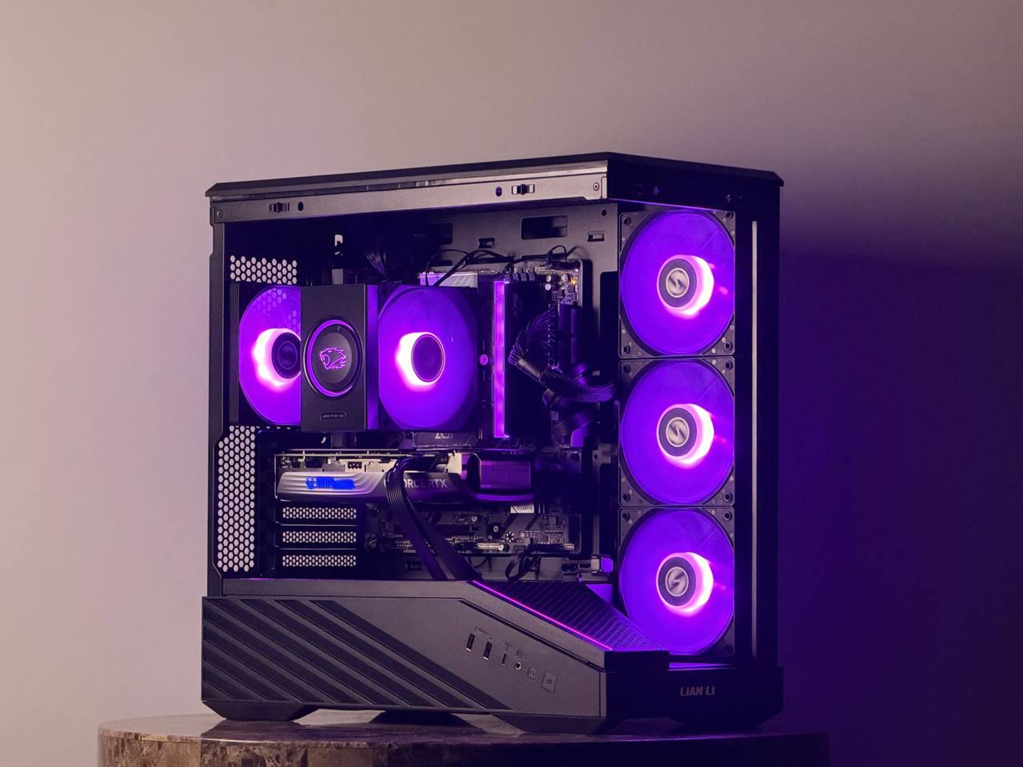 FREE SHIP 🖤🌈 Black RGB Gaming PC | RTX 4070 W/ WARRANTY | Core 5 225F | 1TB NVME SSD | 16 GB DDR5