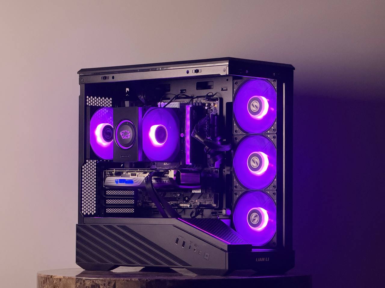 FREE SHIP 🖤🌈 Black RGB Gaming PC | RTX 4070 W/ WARRANTY | Core 5 225F | 1TB NVME SSD | 16 GB DDR5