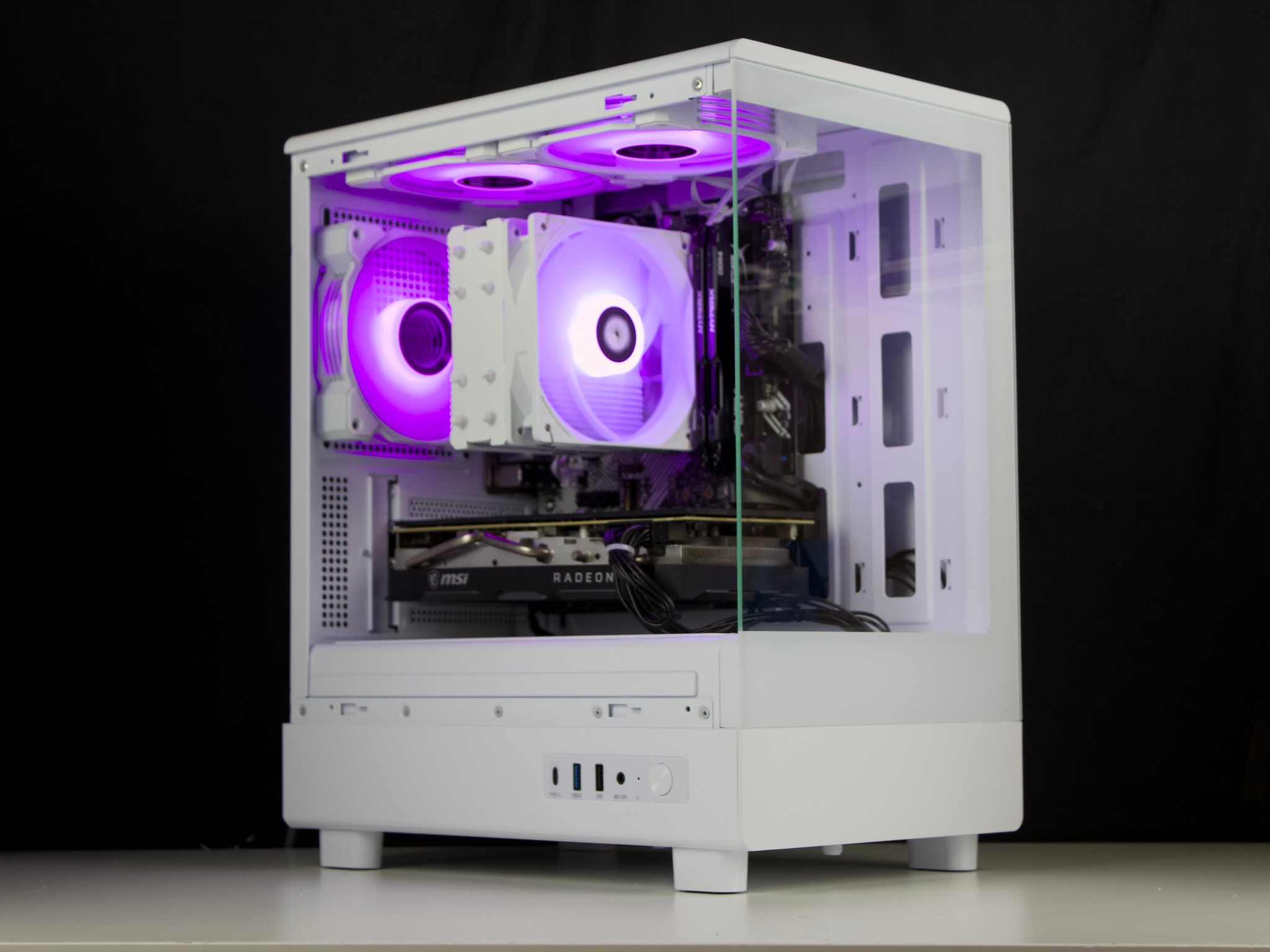 🧊❄️🧊 White Gaming PC – RX 5700 XT, Ryzen 5 3500X, 16GB RAM, 480GB SSD - WiFi, BlueTooth ...