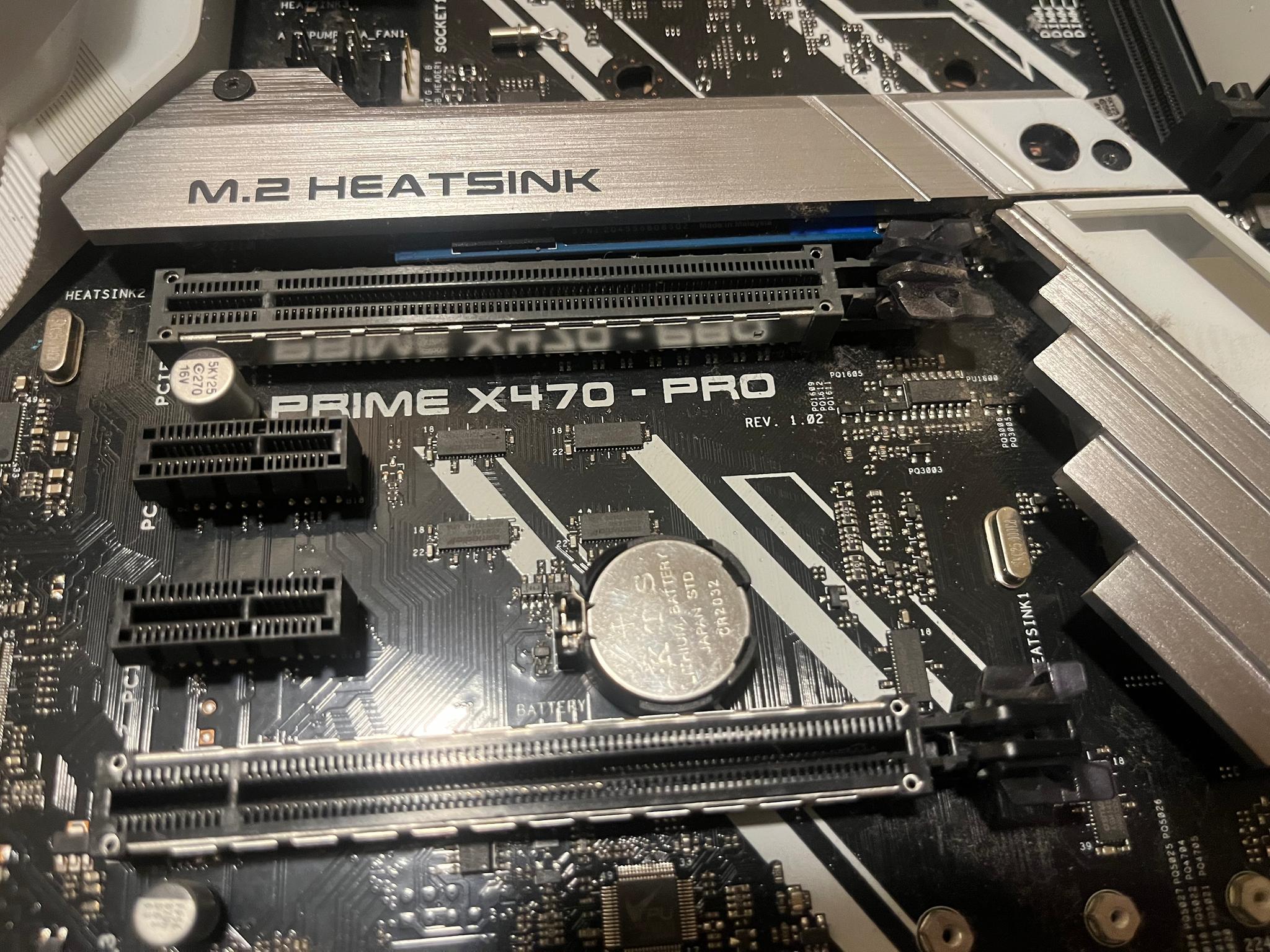 AMD Ryzen 7 2700X + Asus Prime x-470 pro