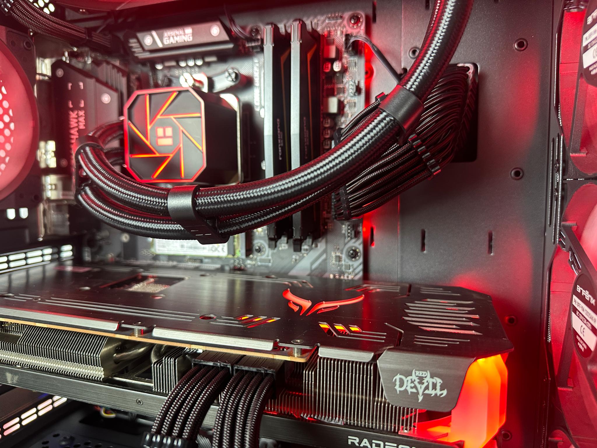 🟥"Red Devil 2.0"⬛️ 1080P/1440P Gaming PC! | Ryzen 9 | 6700XT 12GB | 32GB DDR4 | 1TB NVME SSD |