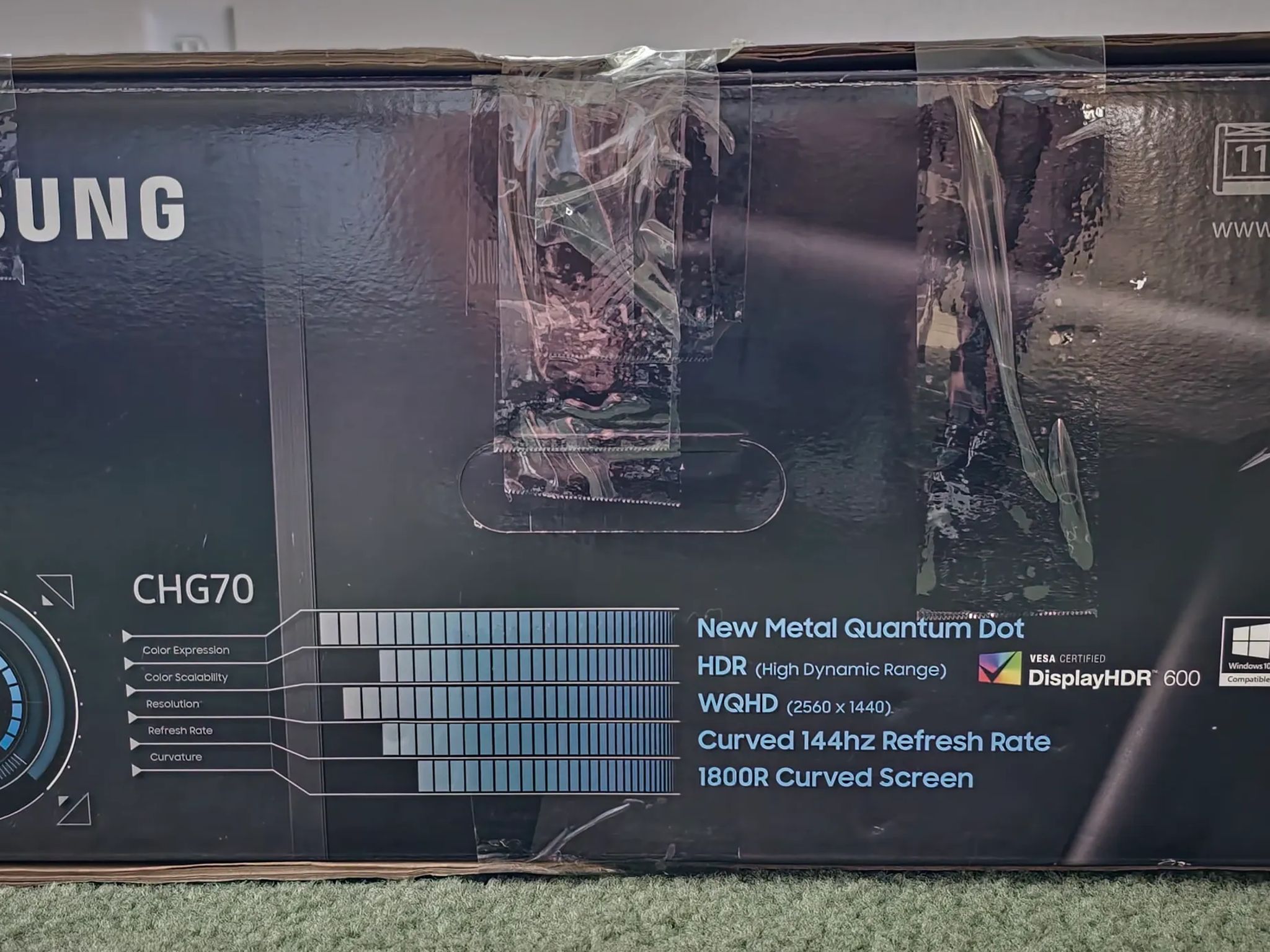 |NEW| SAMSUNG 32" CHG7 QLED 1800R AMD FreeSync 2 Gaming Monitor + BONUS