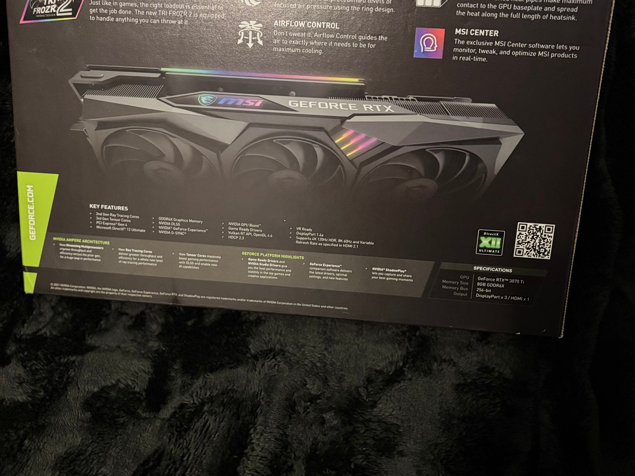 MSI GAMING X TRIO GeForce RTX 3070 Ti