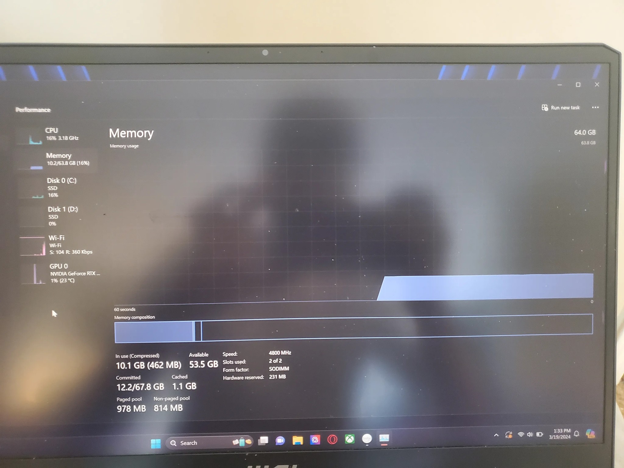 MSI Raider GE77HX 64gb DDR5 3070ti