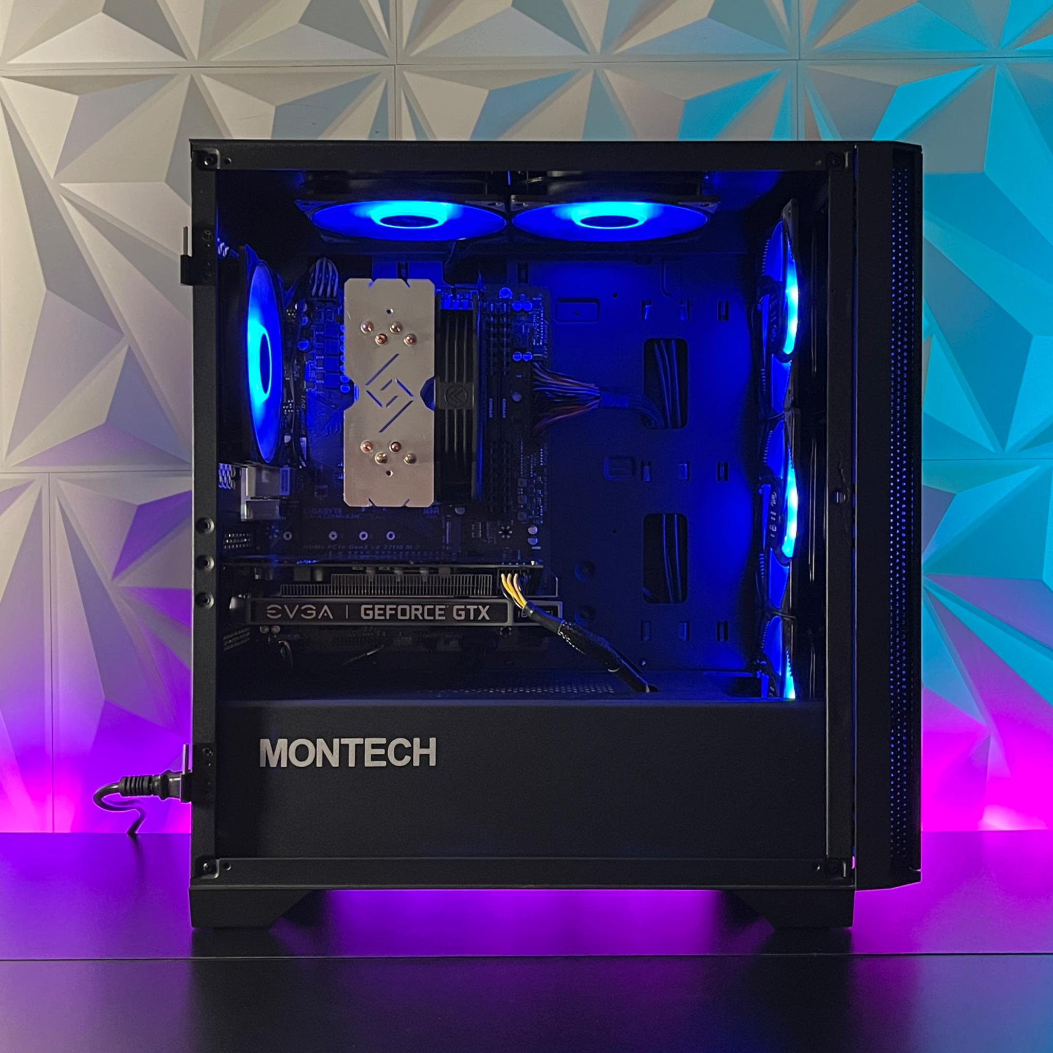 GTX 1660 Ti 6GB, Ryzen 3 2300X, 16GB RAM | Black Gaming Computer/PC