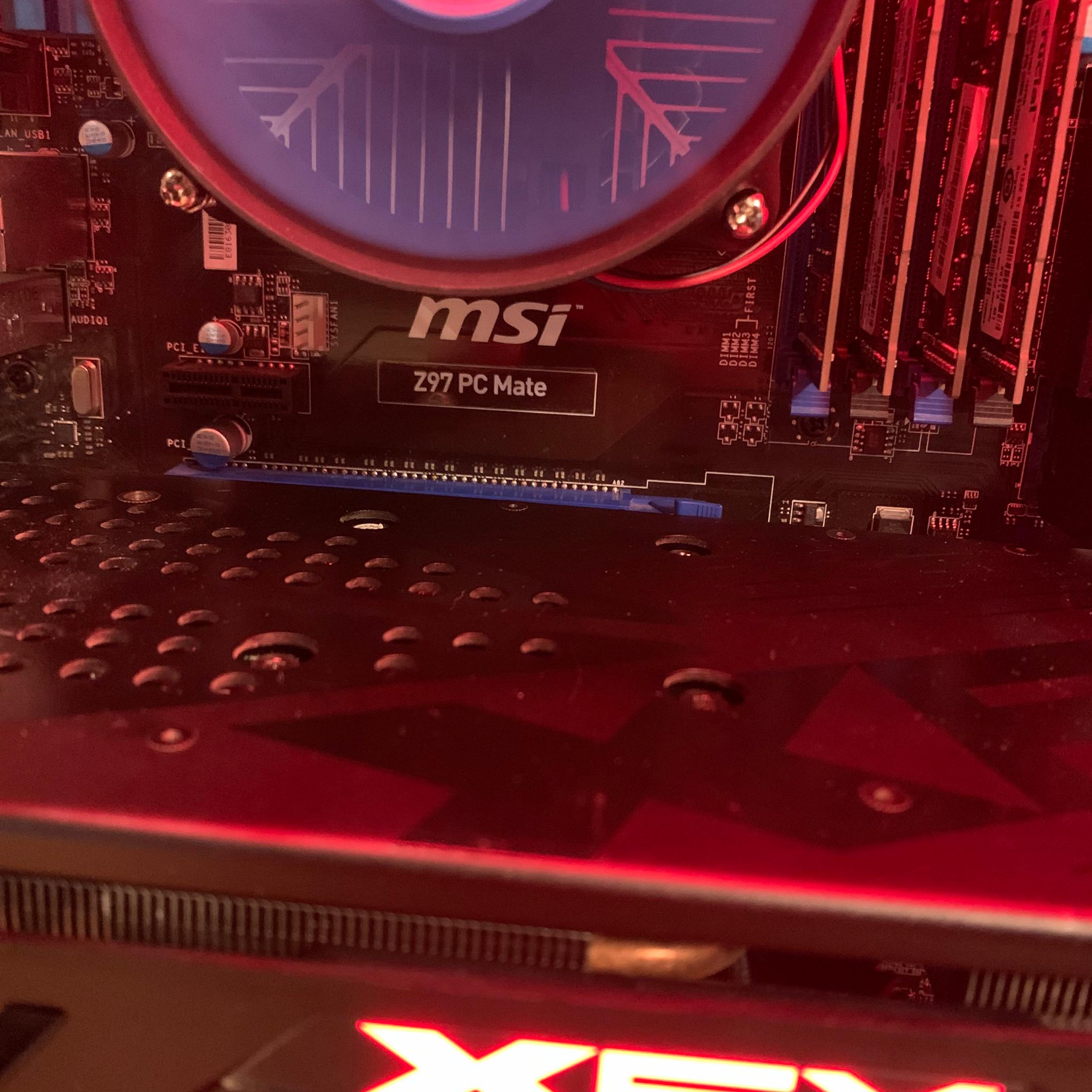 STREAMING/GAMING/EDITING RX 580 RGB INTEL i5-4690K OC 16GB RAM 500GB SSD ATX CUSTOM WINDOWS VALUE PC