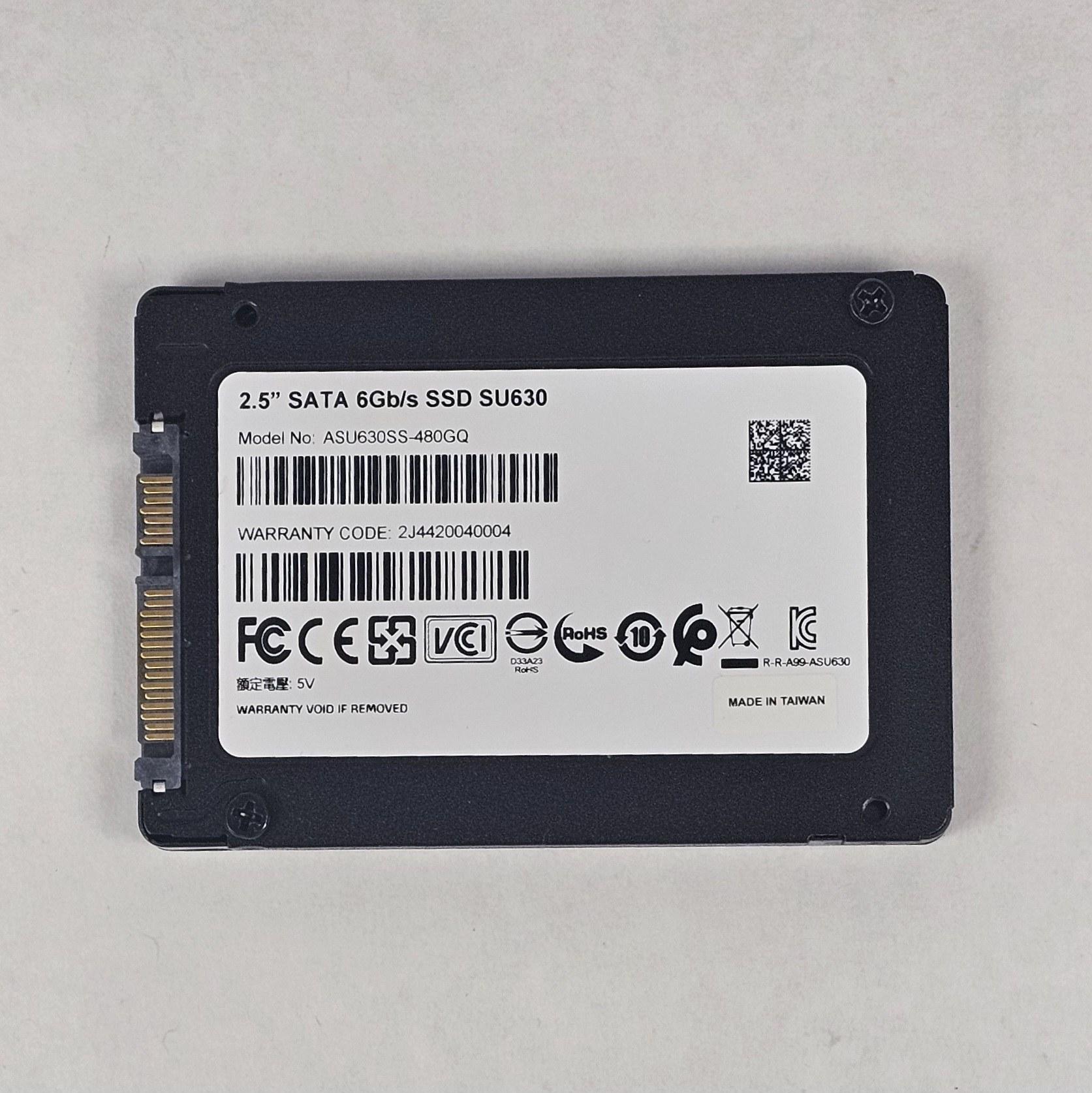 480GB 2.5" SATA SSD ADATA SU630