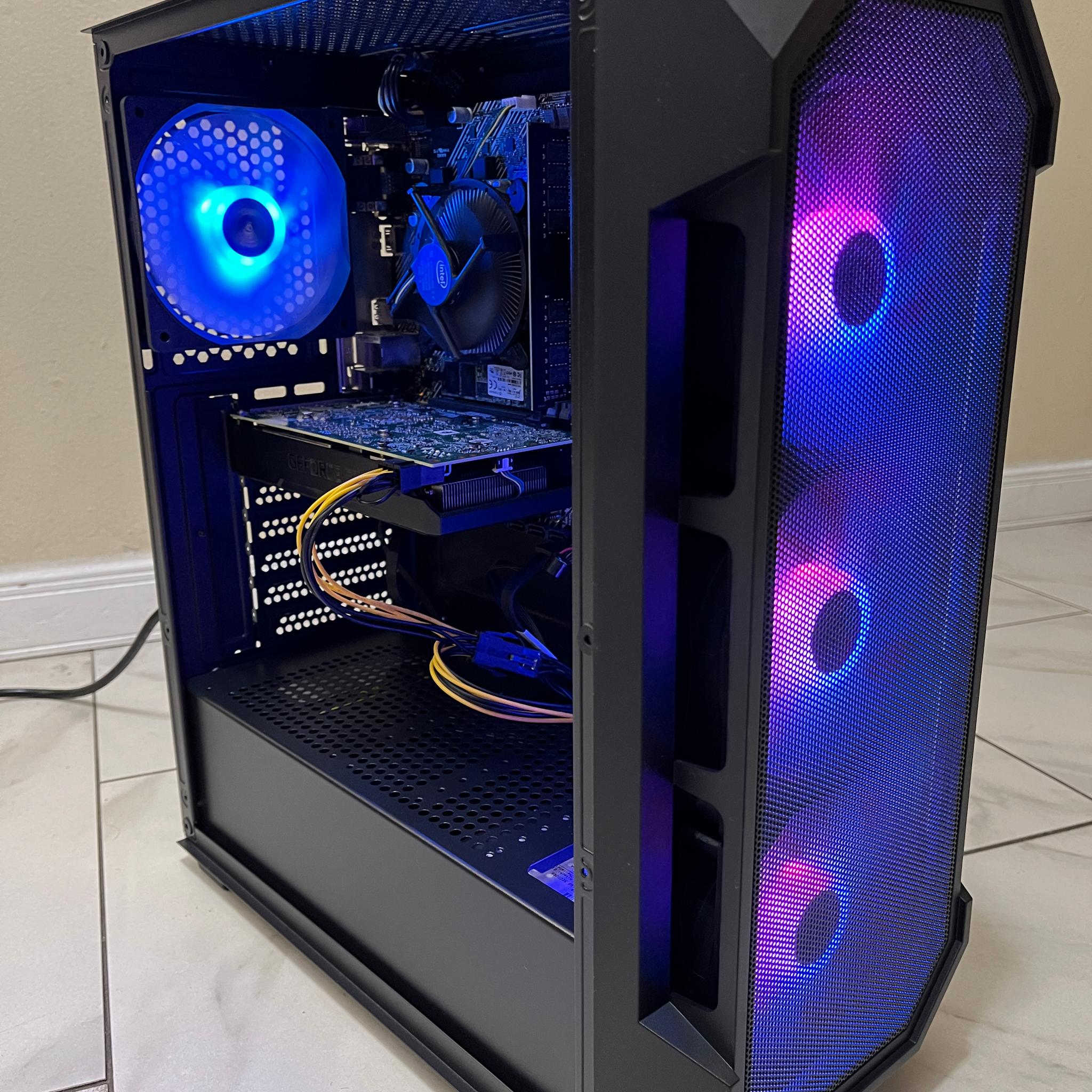 🟡RTX 2060 Super, Intel i5-10400, 16GB RAM, 870 GB Storage, High Performance RGB Gaming PC🔥
