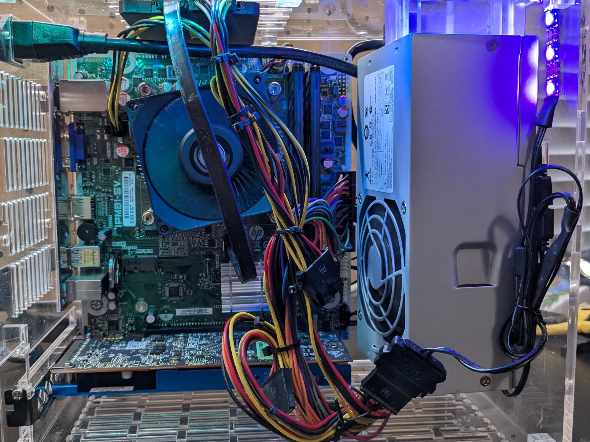 90 FPS Fortnite | 180 Day Warranty | See-Through Case, i5-4590T, 16GB RAM, 4GB GPU, 512GB SSD, Win10