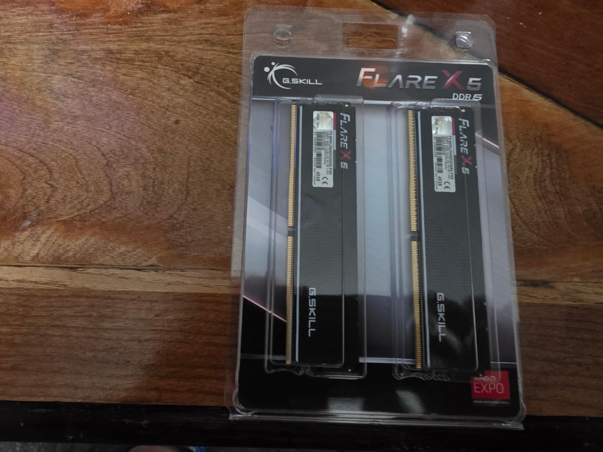 G.SKILL Flare X5 Series DDR5 RAM (AMD Expo) 64GB (2x32GB) 6000MT/s CL30-40-40-96