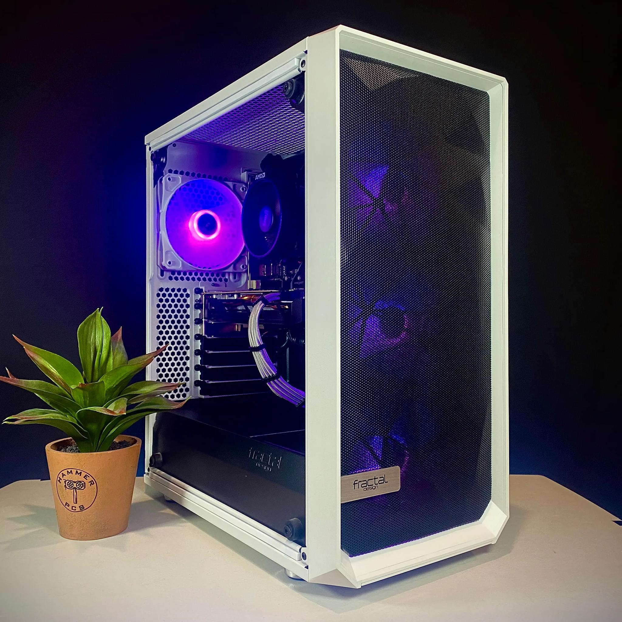 ☃️Custom Built RGB Gaming PC☃️|Windows 11, Ryzen 5, RX 590 | Fortnite, CoD, Valorant, GTA V, More!