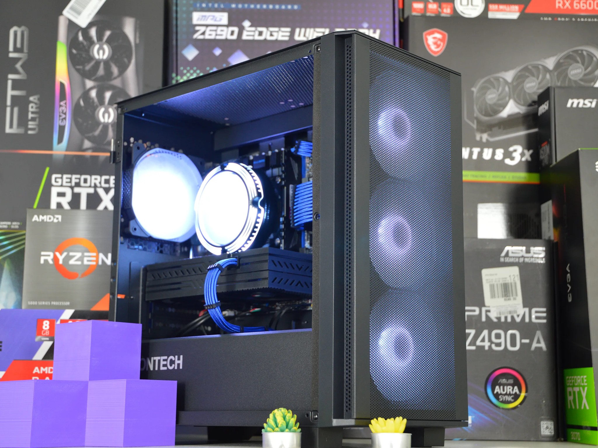 🔵⚫️| RX 580 8GB | INTEL XEON E5 2670 V3 | 16GB RAM | 512GB SSD + 1TB HDD | Midnight Cobalt |