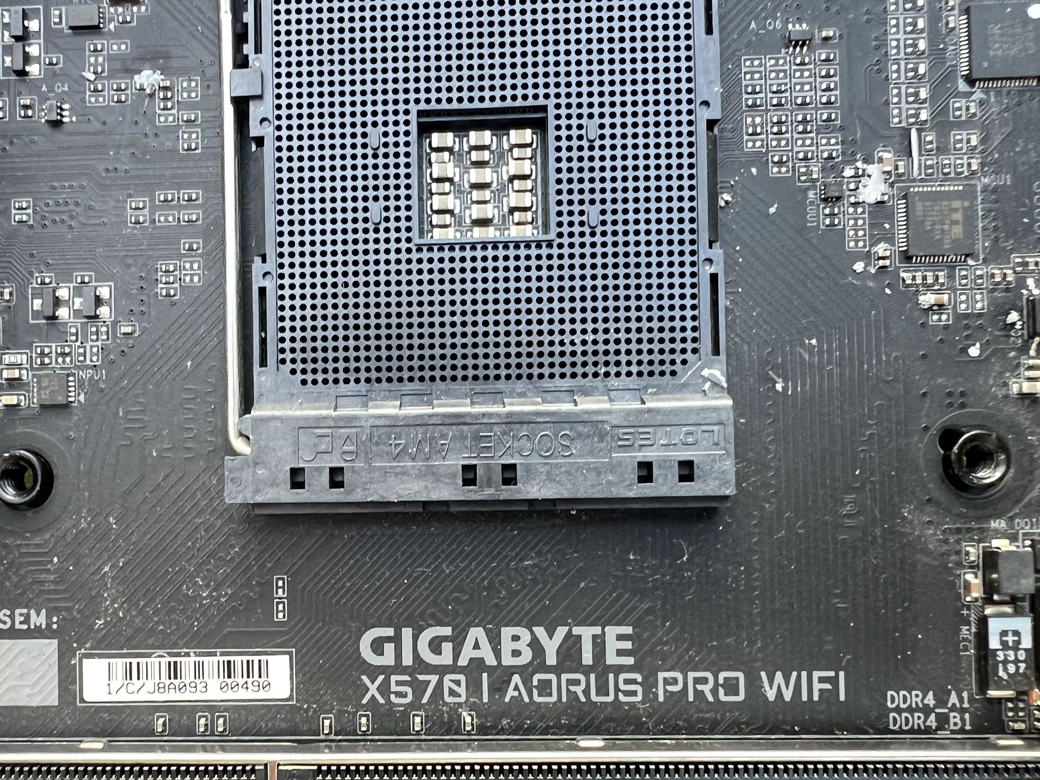 USED GIGABYTE X570I AORUS PRO WIFI - READ