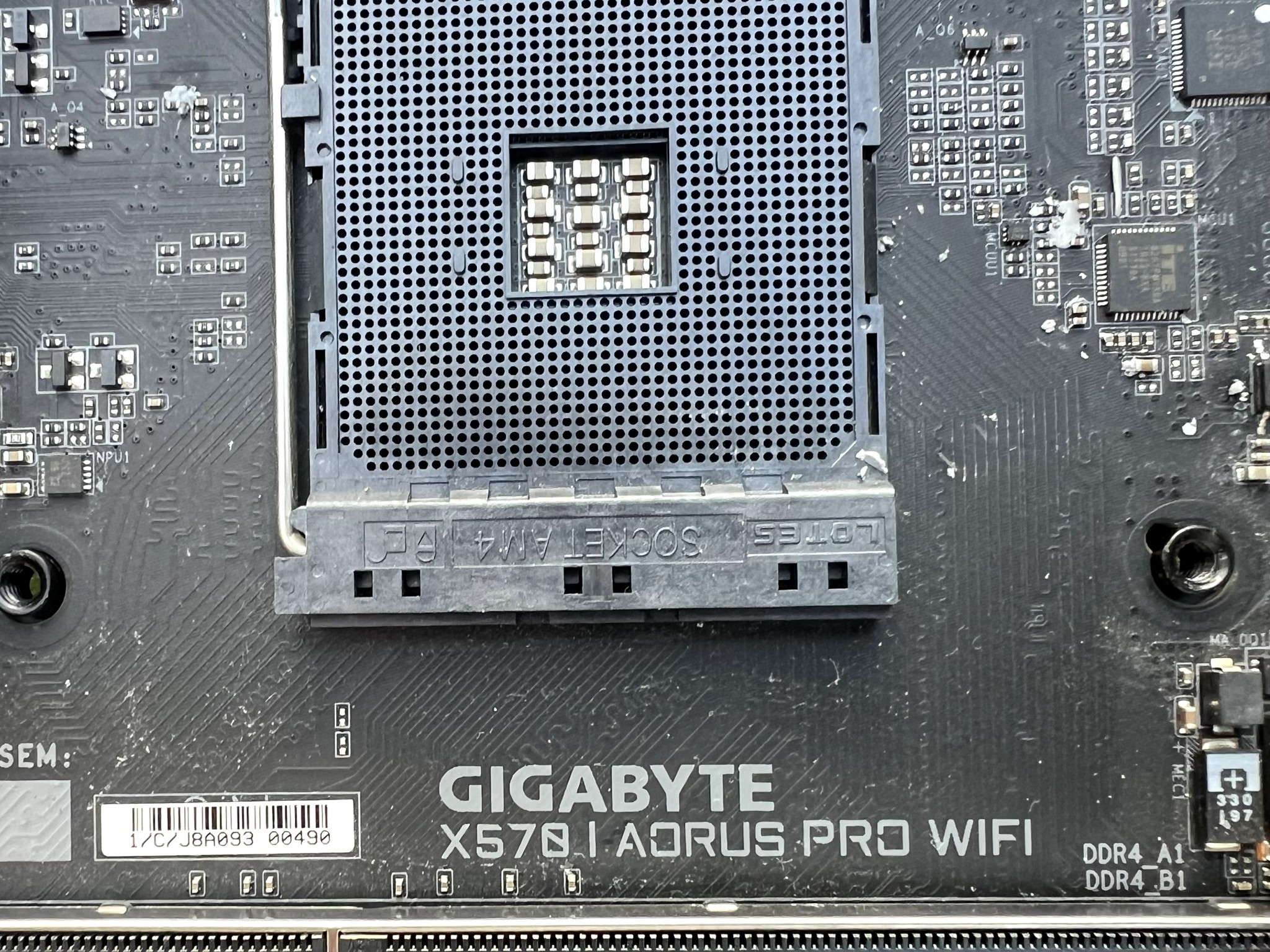 USED GIGABYTE X570I AORUS PRO WIFI - READ