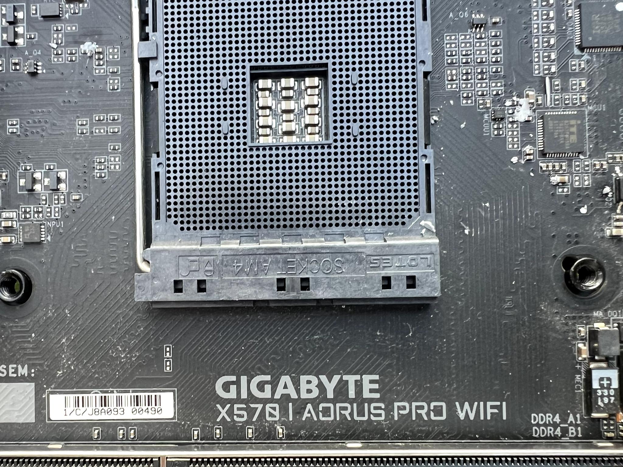 USED GIGABYTE X570I AORUS PRO WIFI - READ