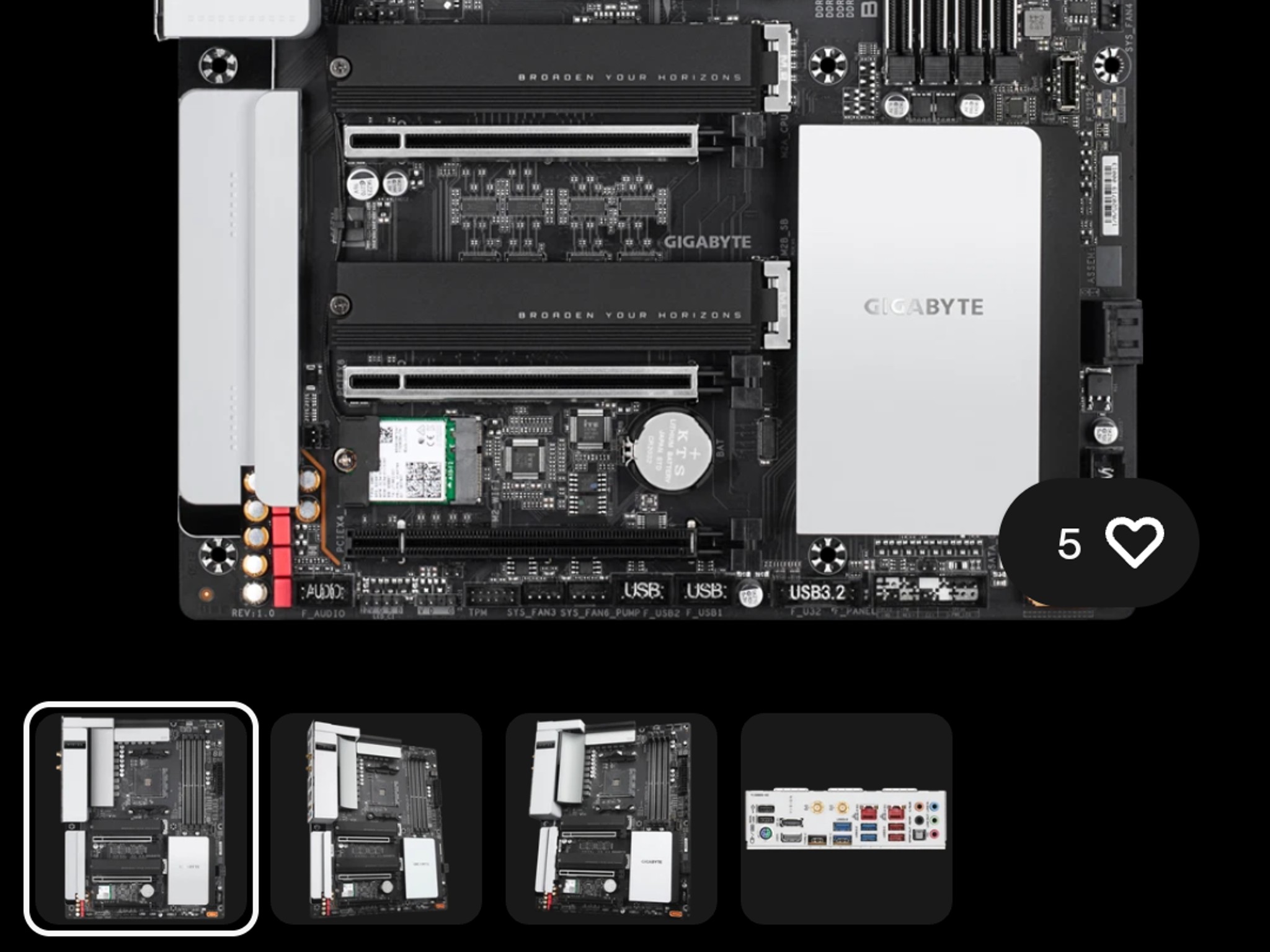 GIGABYTE VISION B550 D-P AM4 Motherboard