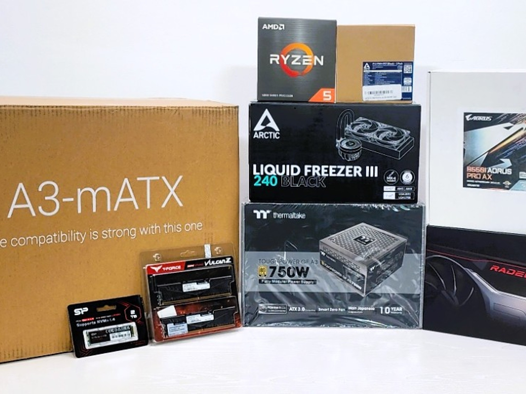 NO RGB Small Custom Gaming PC - 5600X/RX 6700XT - READ DESCRIPTION!!!