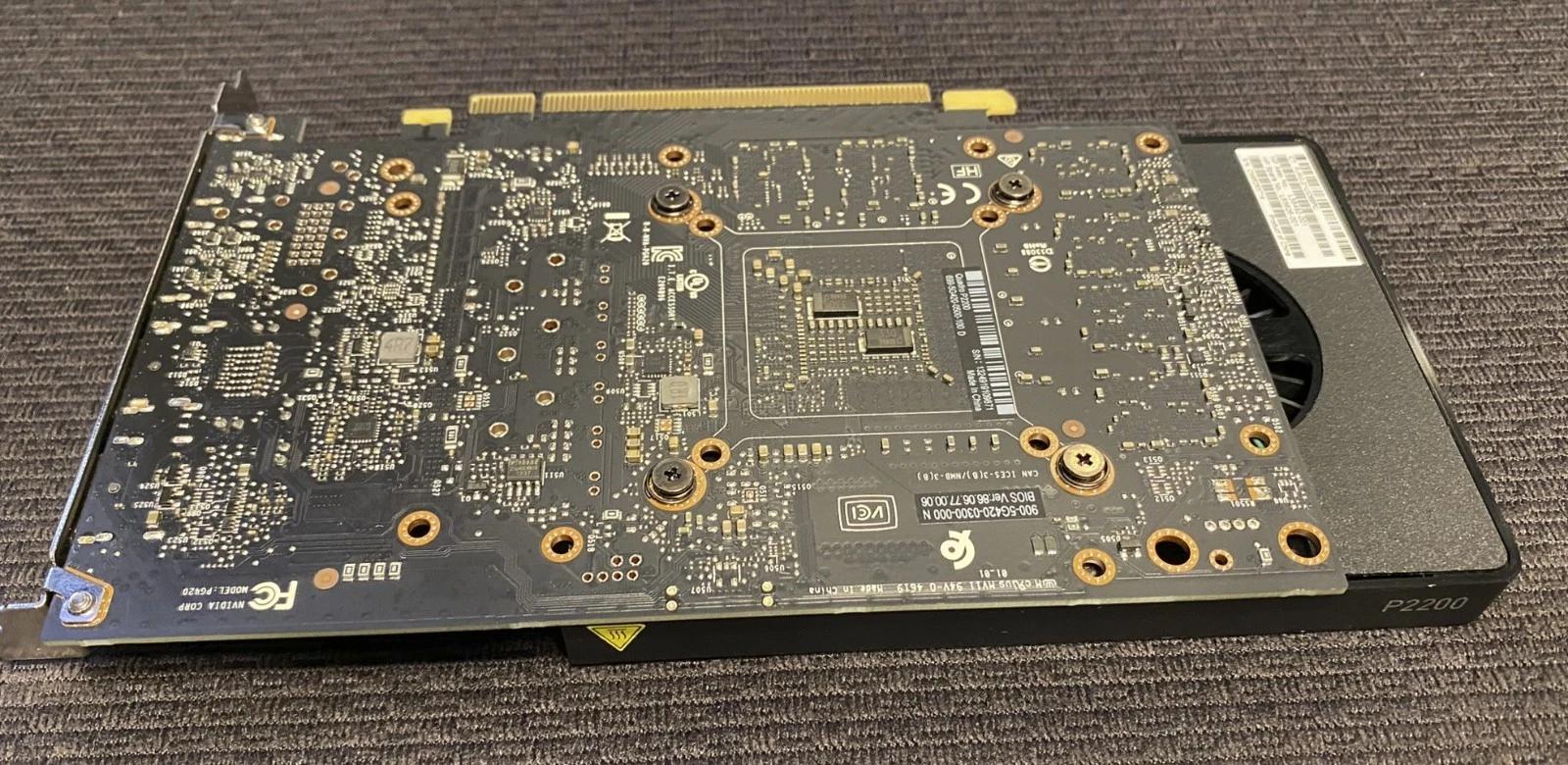 Nvidia Quadro P2200 Graphics Card