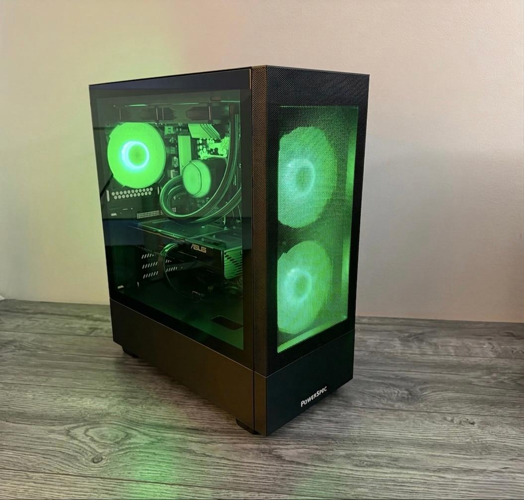 RTX 5050 8GB OC • RYZEN 5 5500 • B550 WIFI • 16GB DDR4 • 512GB SSD • 240MM AIO NEW CUSTOM GAMING PC