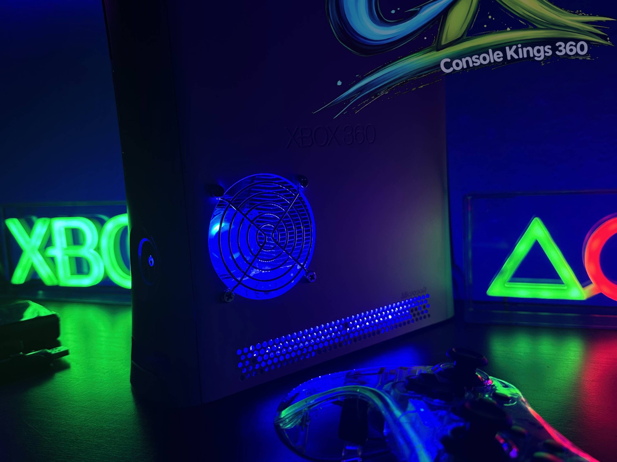 Xbox 360 - RGH3  - Custom LEDs