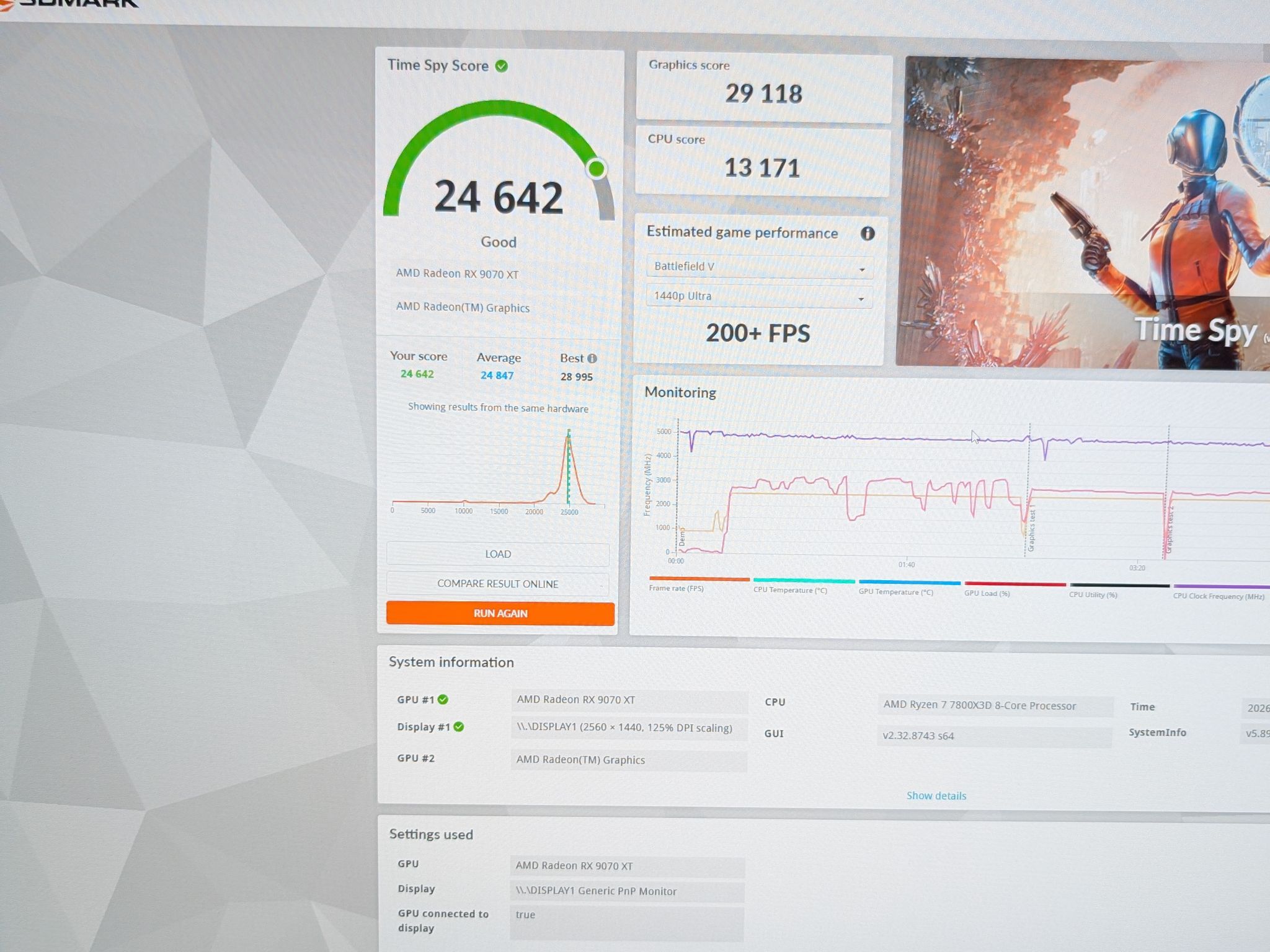 Ryzen 7 7800x3d-RX 9070 XT-32 GB DDR5 6000-1 TB NVME mostly new Gaming PC