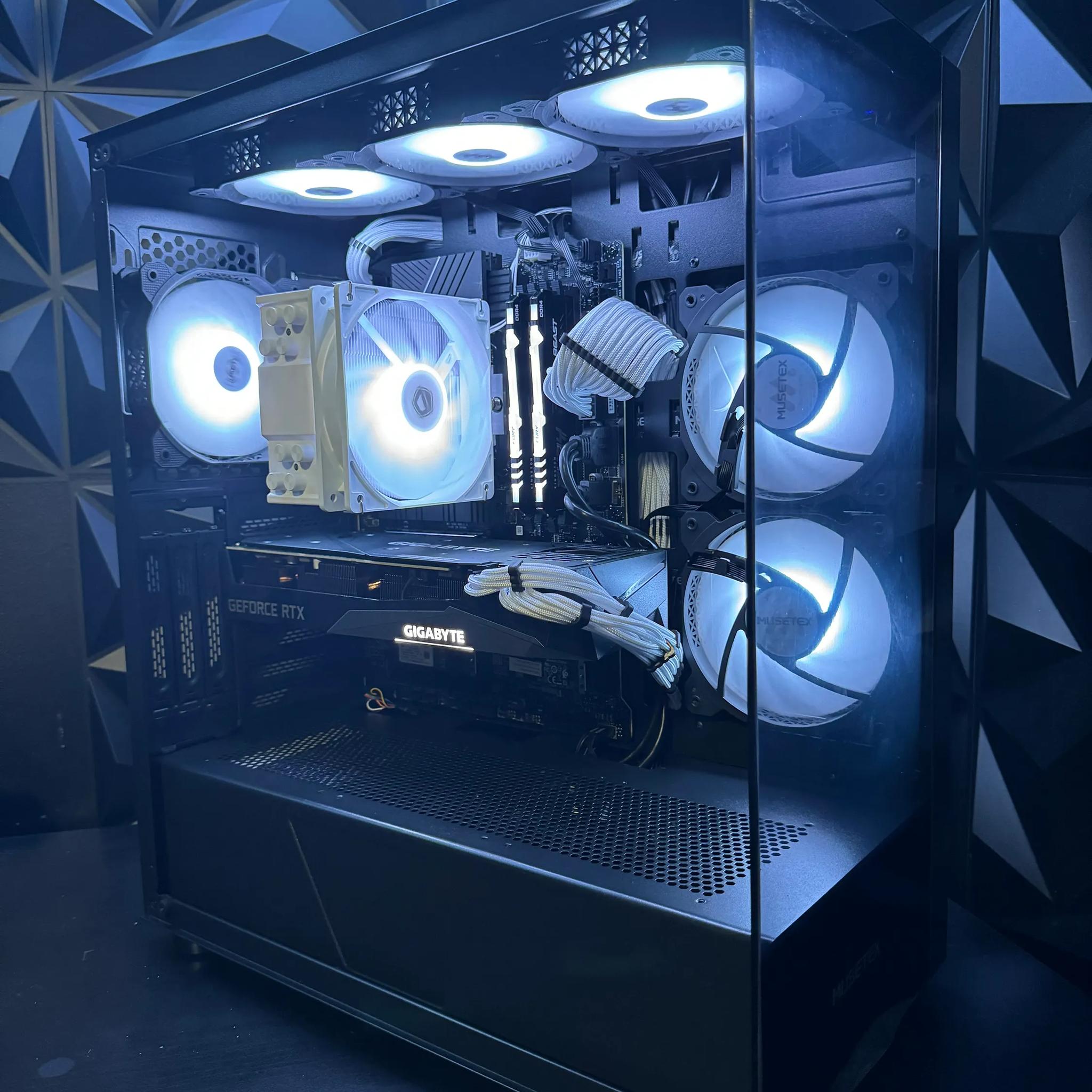 ☯︎☾𖤓The Yin Yang Build ☯︎☾𖤓| I5 12th Gen| RTX 3070| 16 GB DDR4 RGB| 1.75 TB M.2 Tusker Build 1270