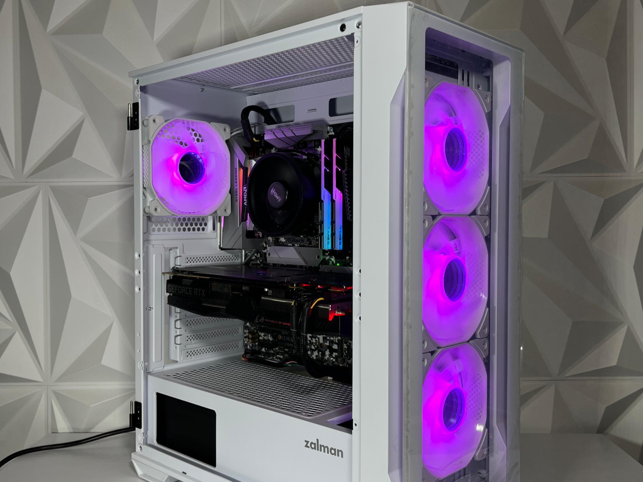 RTX 2060 6GB, Ryzen 7 2700X, 16GB RAM | White RGB Gaming Computer/PC