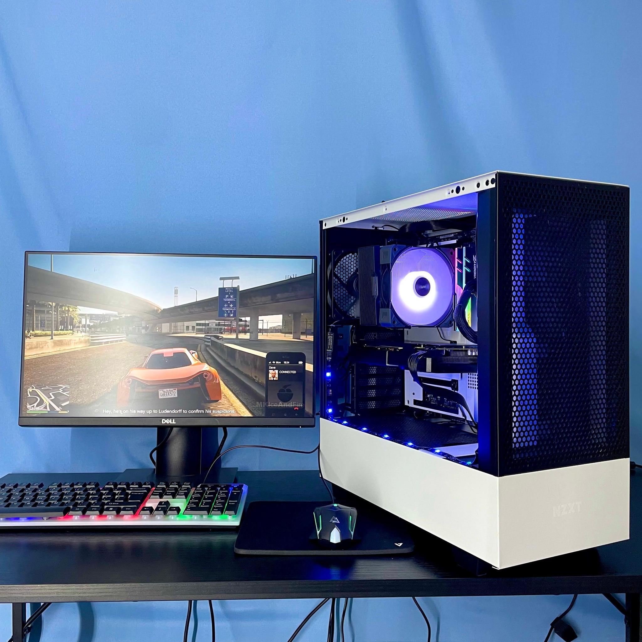 NZXT Ryzen Gaming PC | Ryzen 5 / 570 / 16GB / 1TB  SSD, Win 11 Pro + Wi-Fi