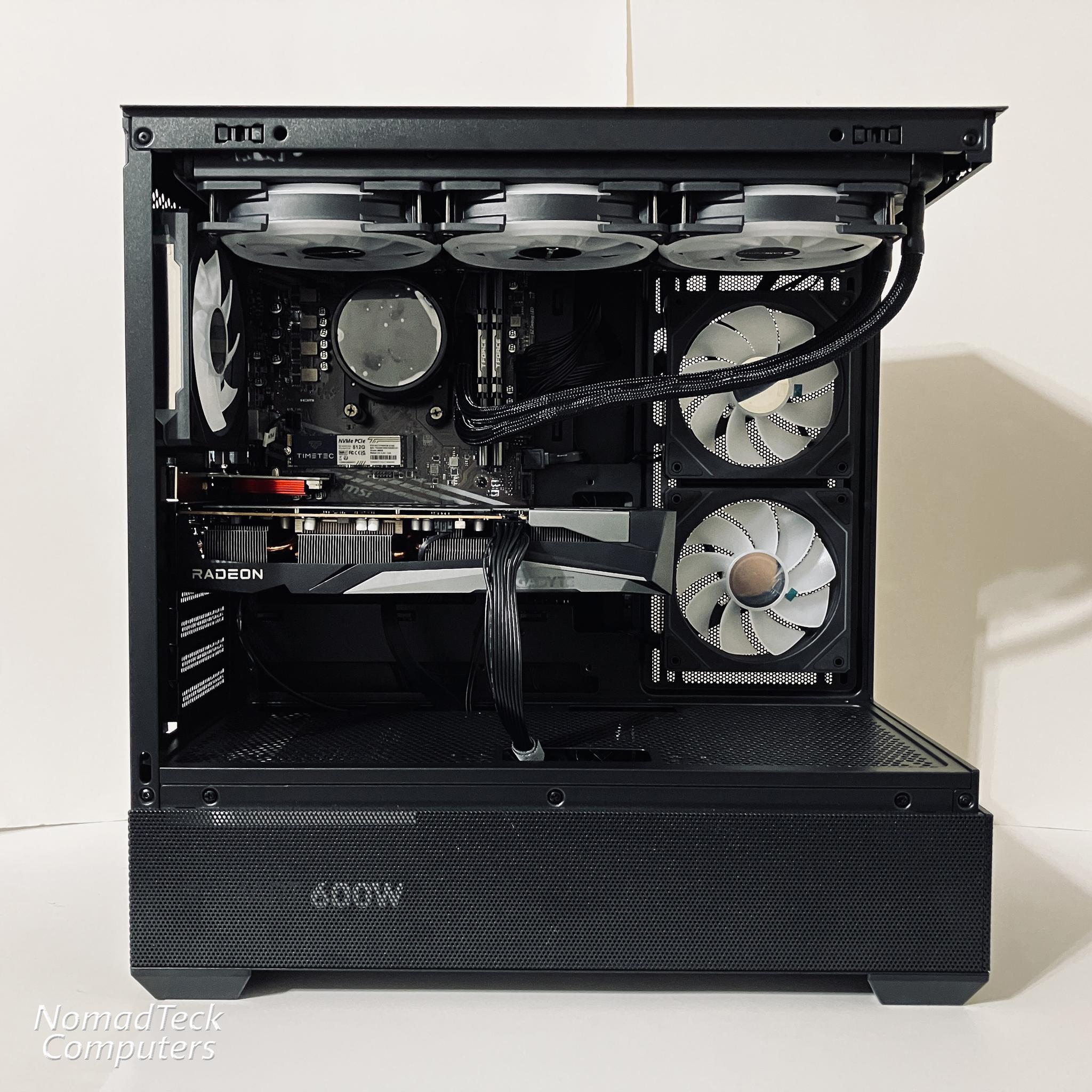 ⚡Best Value Liquid Cooled Gaming PC - RX 7600 8GB ● Ryzen 5 5500 ● 16GB RAM ● 1TB SSD ● Wi-Fi