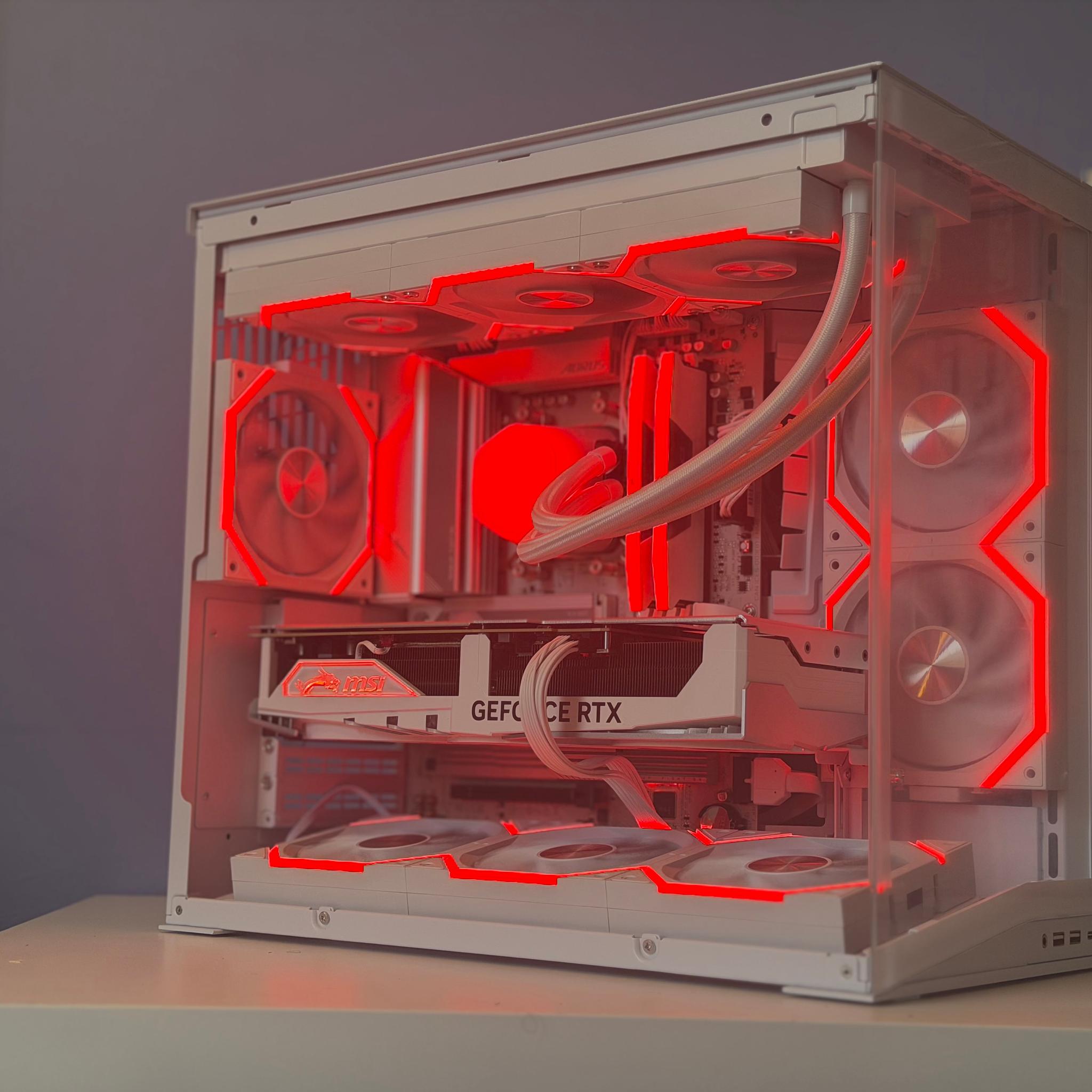 ⬜️ Whiteout ⬜️  RTX 4080 Super | Ryzen 7 7700X | 32GB DDR5 | 2TB