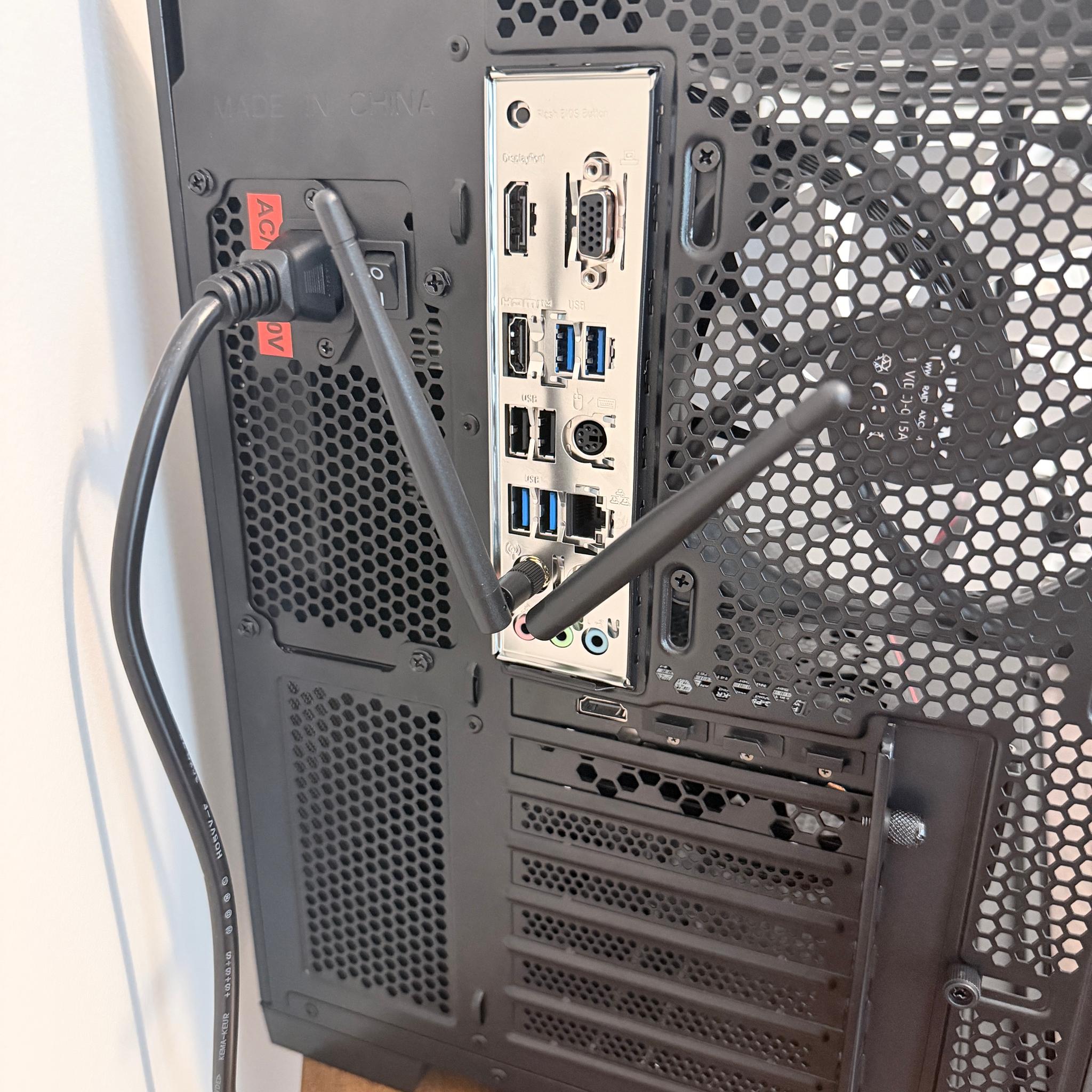 Custom Gaming PC EVGA RTX 3070 Ryzen 5 5500 32GB RAM 1TB NVMe WiFi Win 11 Pro