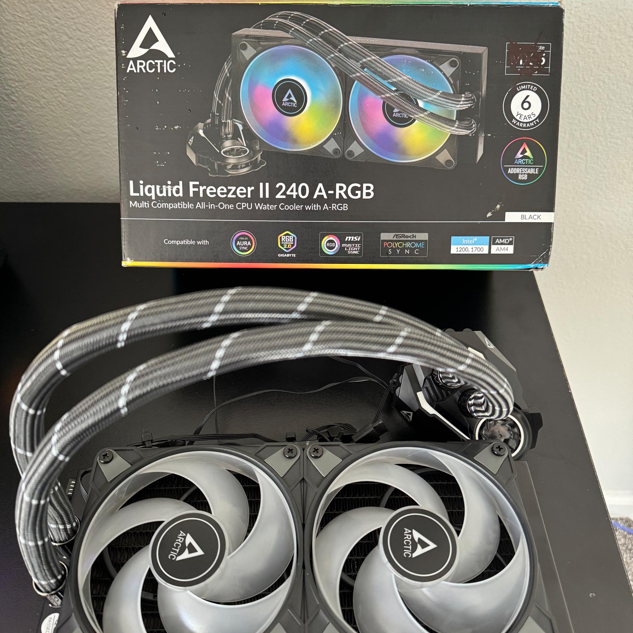 Arctic Liquid Freezer II 240 A-RGB AIO RGB Liquid CPU Cooler